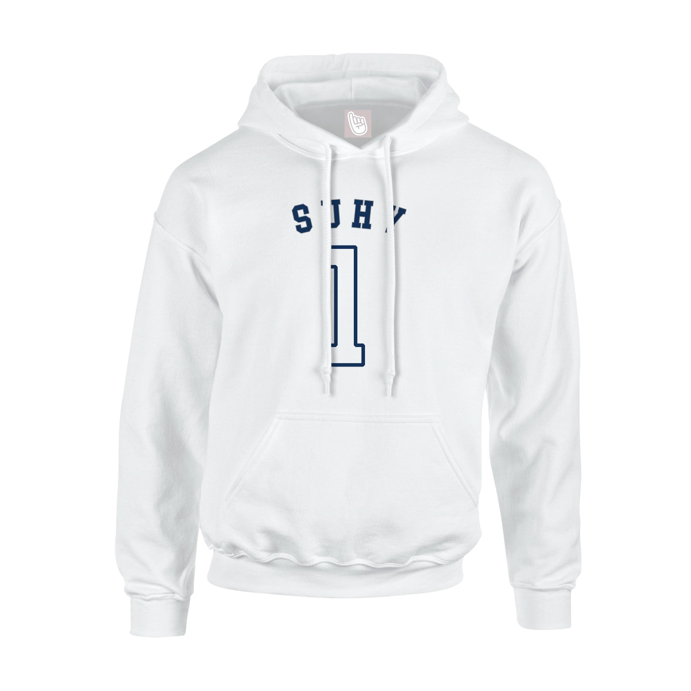 Hoodie — Shirsey Arch in White
