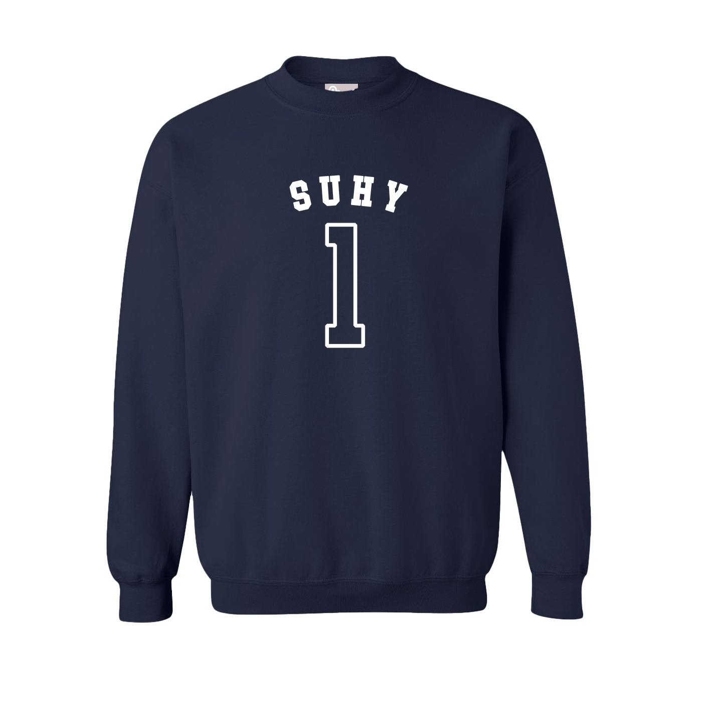 Fleece Crew — Shirsey Arch in Navy