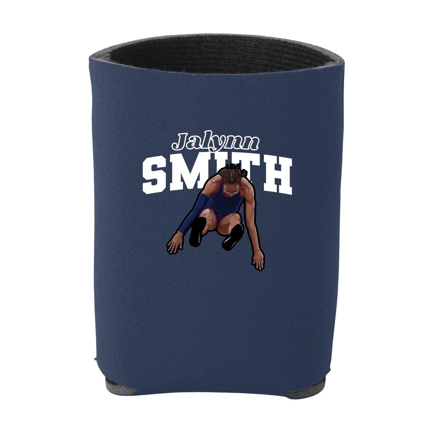 Can Holder — Name Arch in Navy
