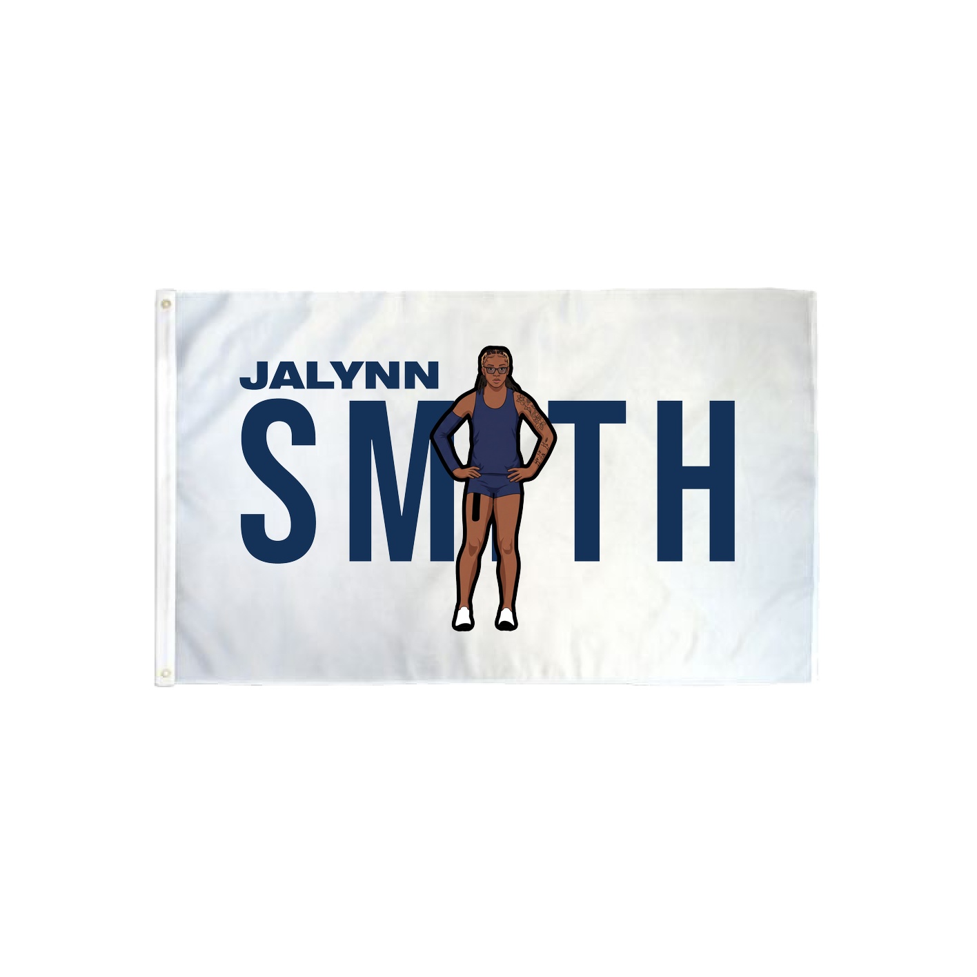 3x5 Flag — Player Name in Classic
