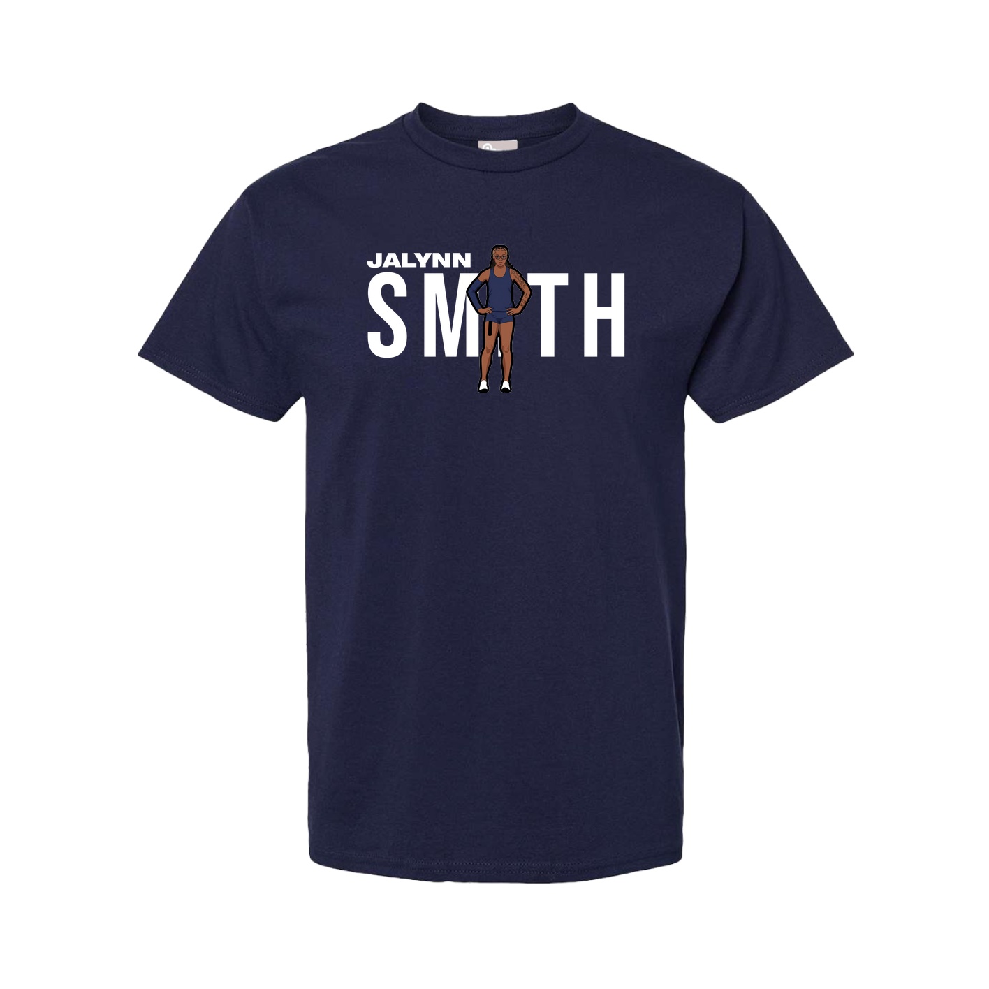 Youth Tee — Player Name in Navy