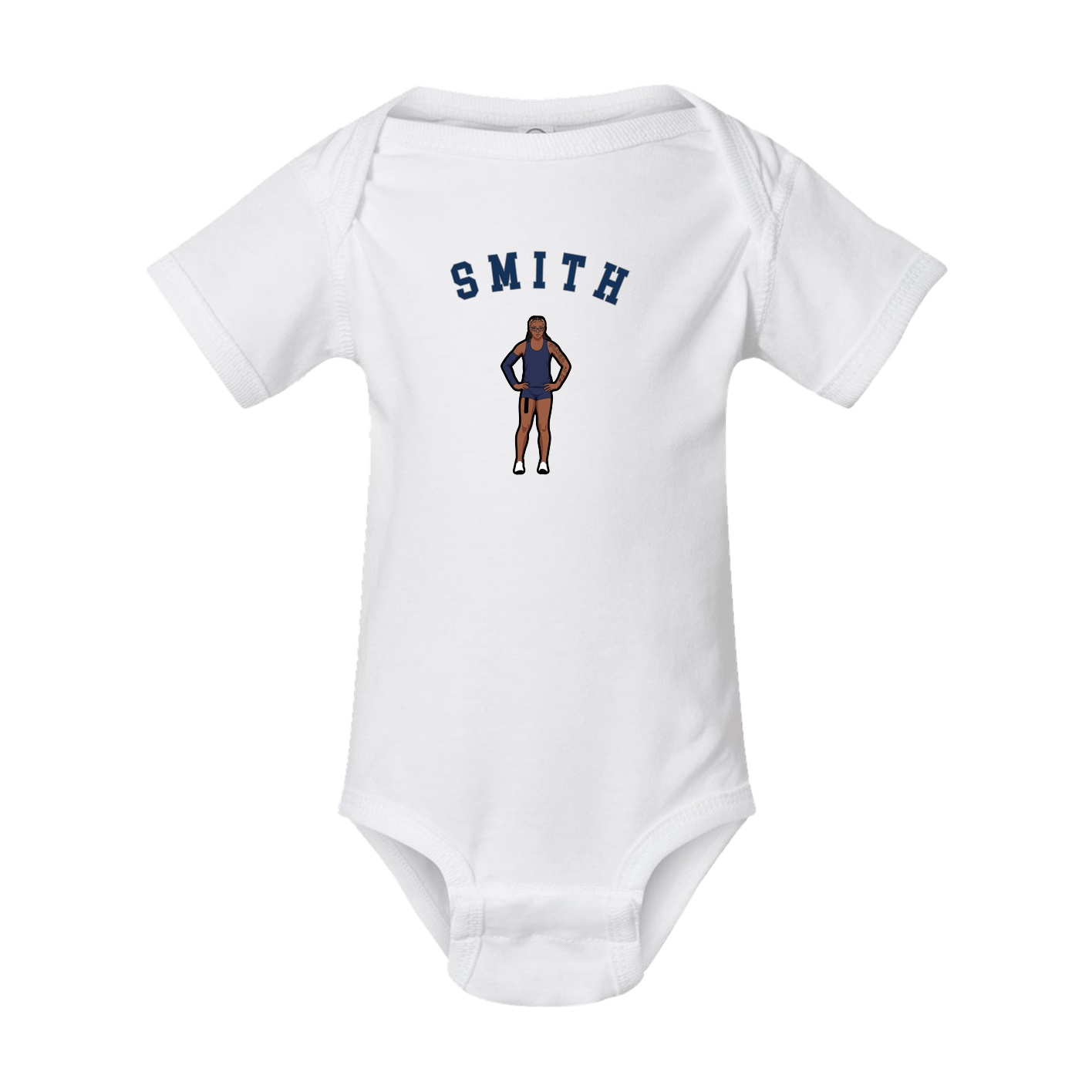 Baby Onesie — Shirsey Arch in White