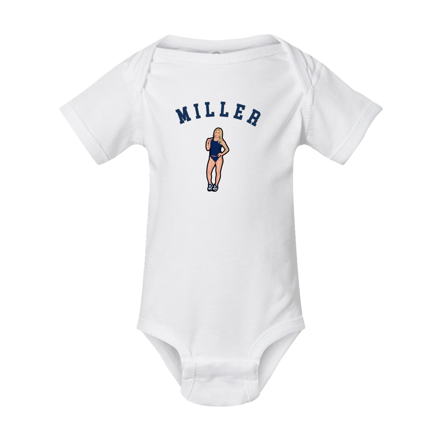 Baby Onesie — Shirsey Arch in White