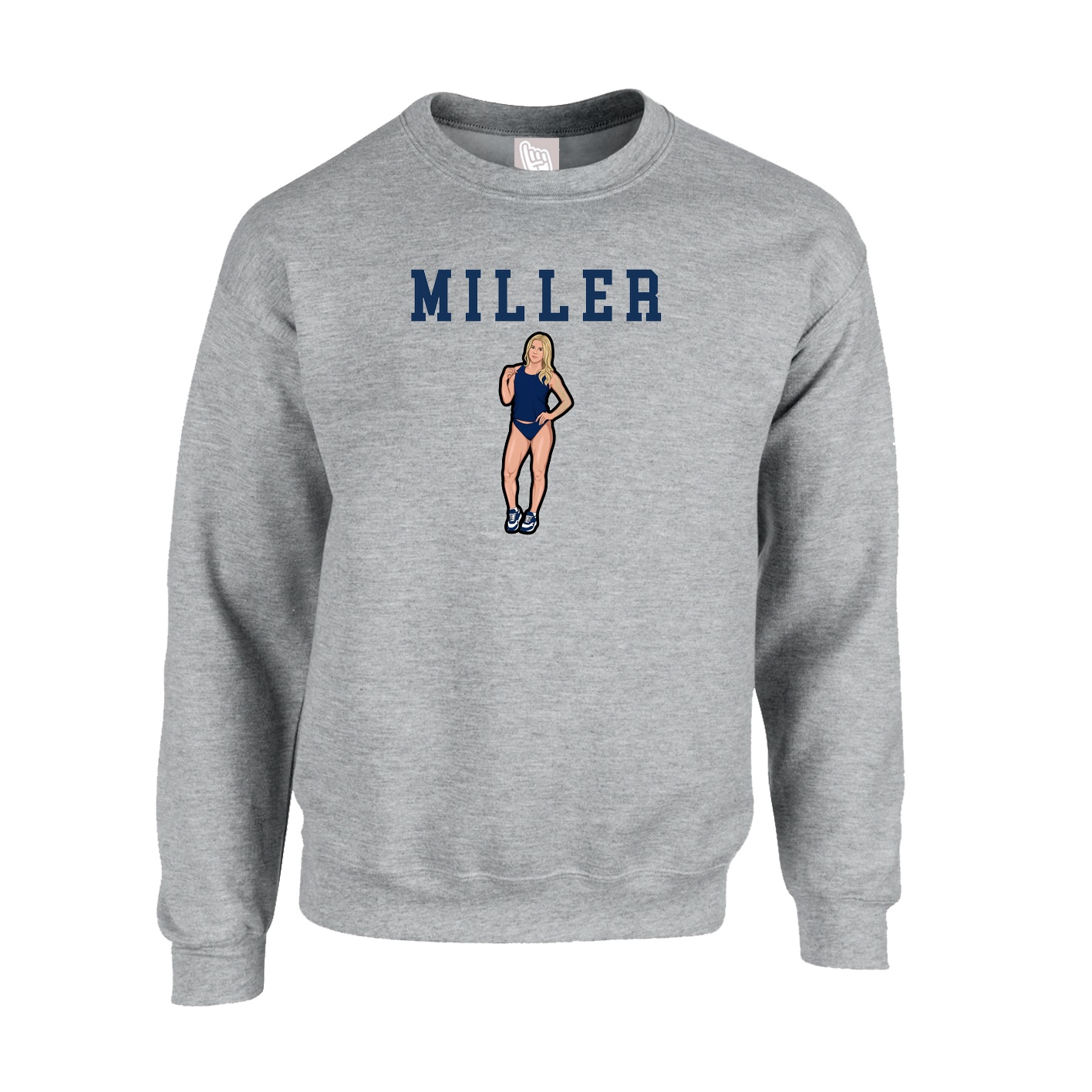 Fleece Crew — Shirsey in Grey