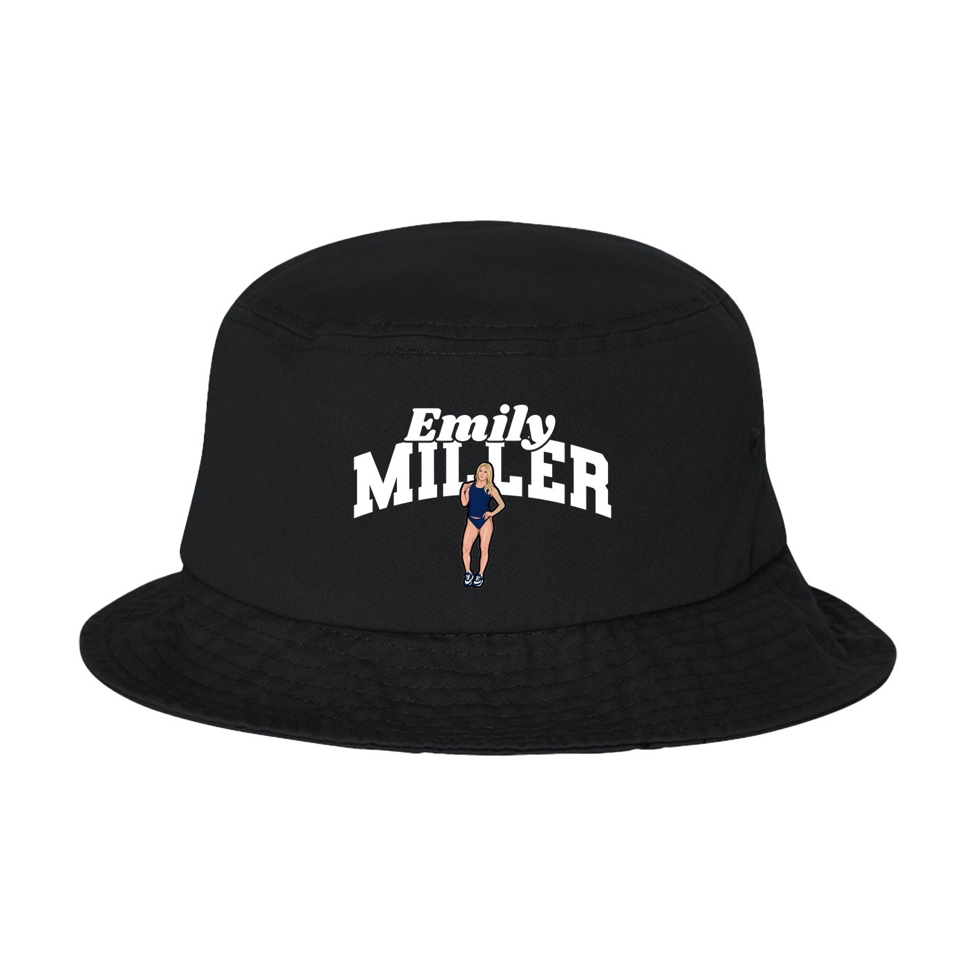 Bucket Cap — Signature Arch in Black