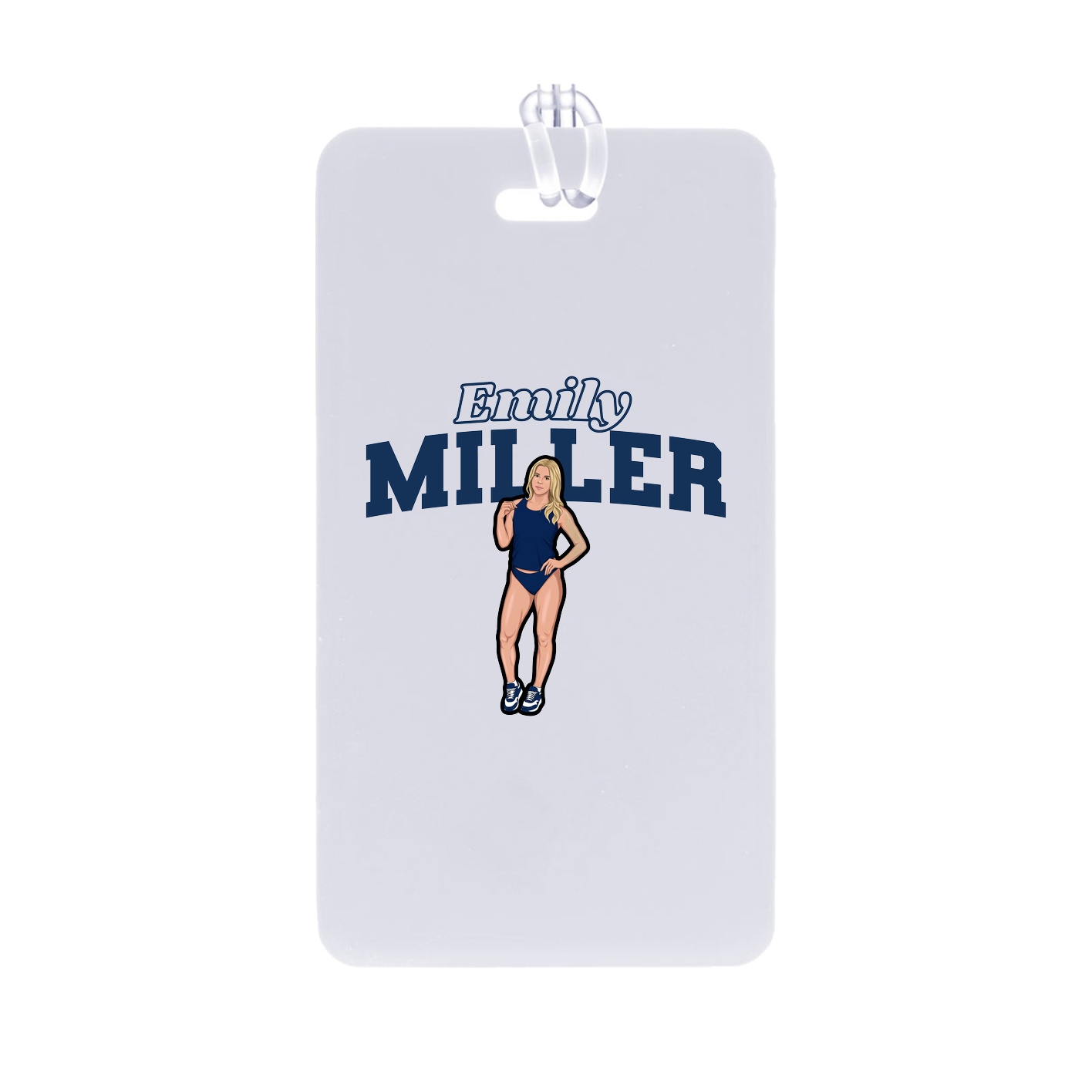 Bag Tag — Name Arch in Classic