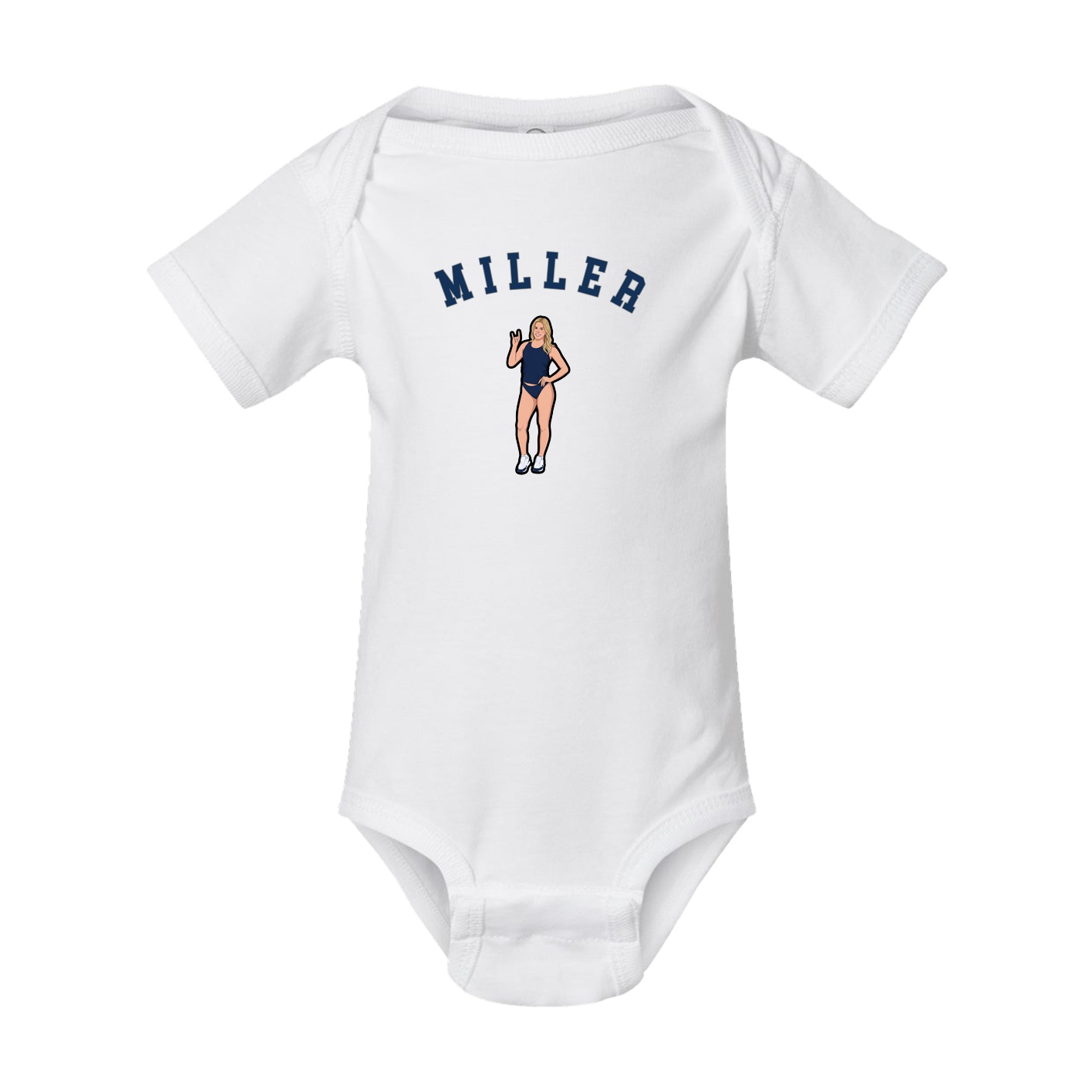 Baby Onesie — Shirsey Arch in White