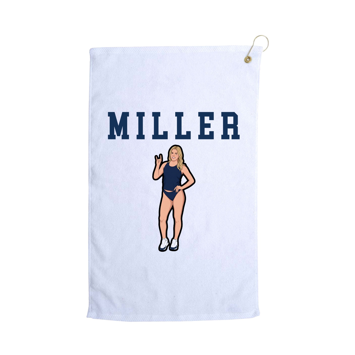 Golf Towel — Shirsey in White