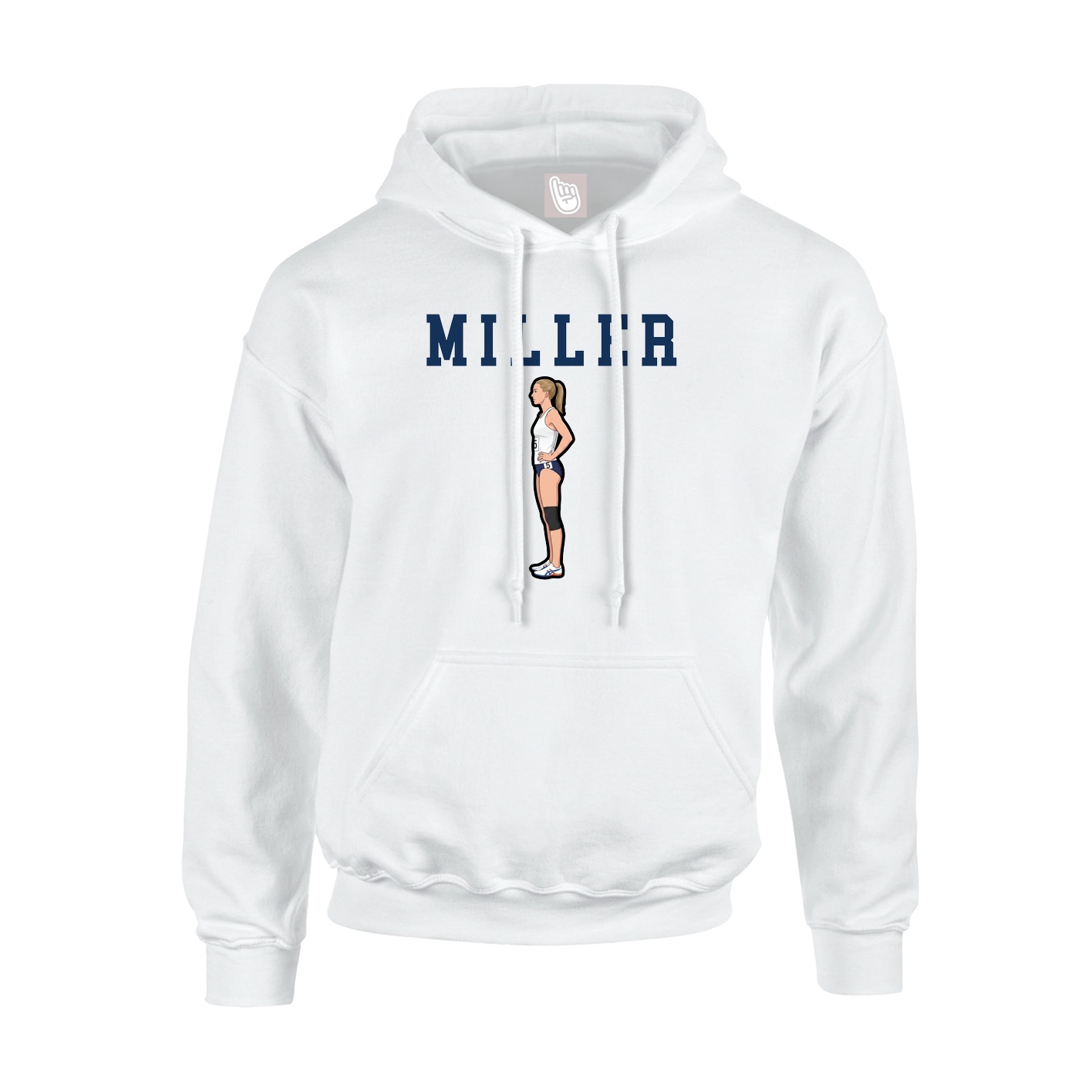 Hoodie — Shirsey in White