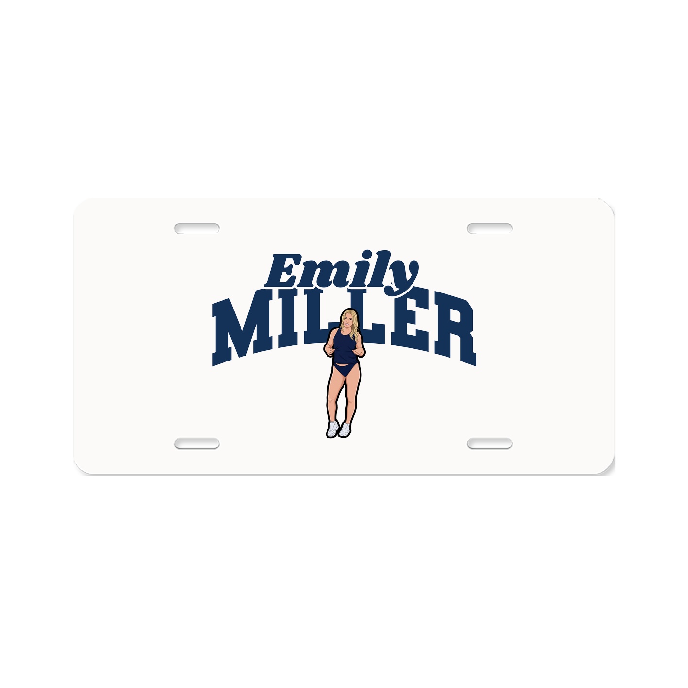 License Plate — Signature Arch in Classic