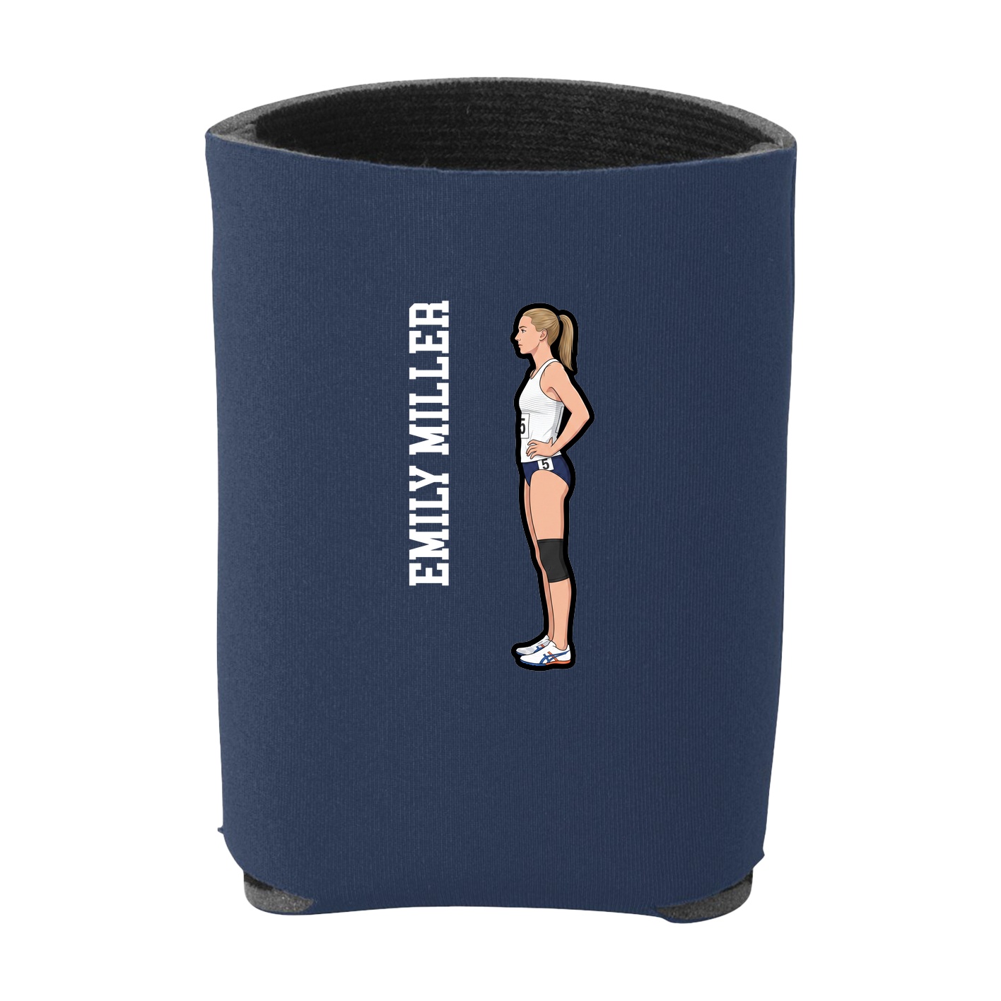 Can Holder — Name Vertical in Navy
