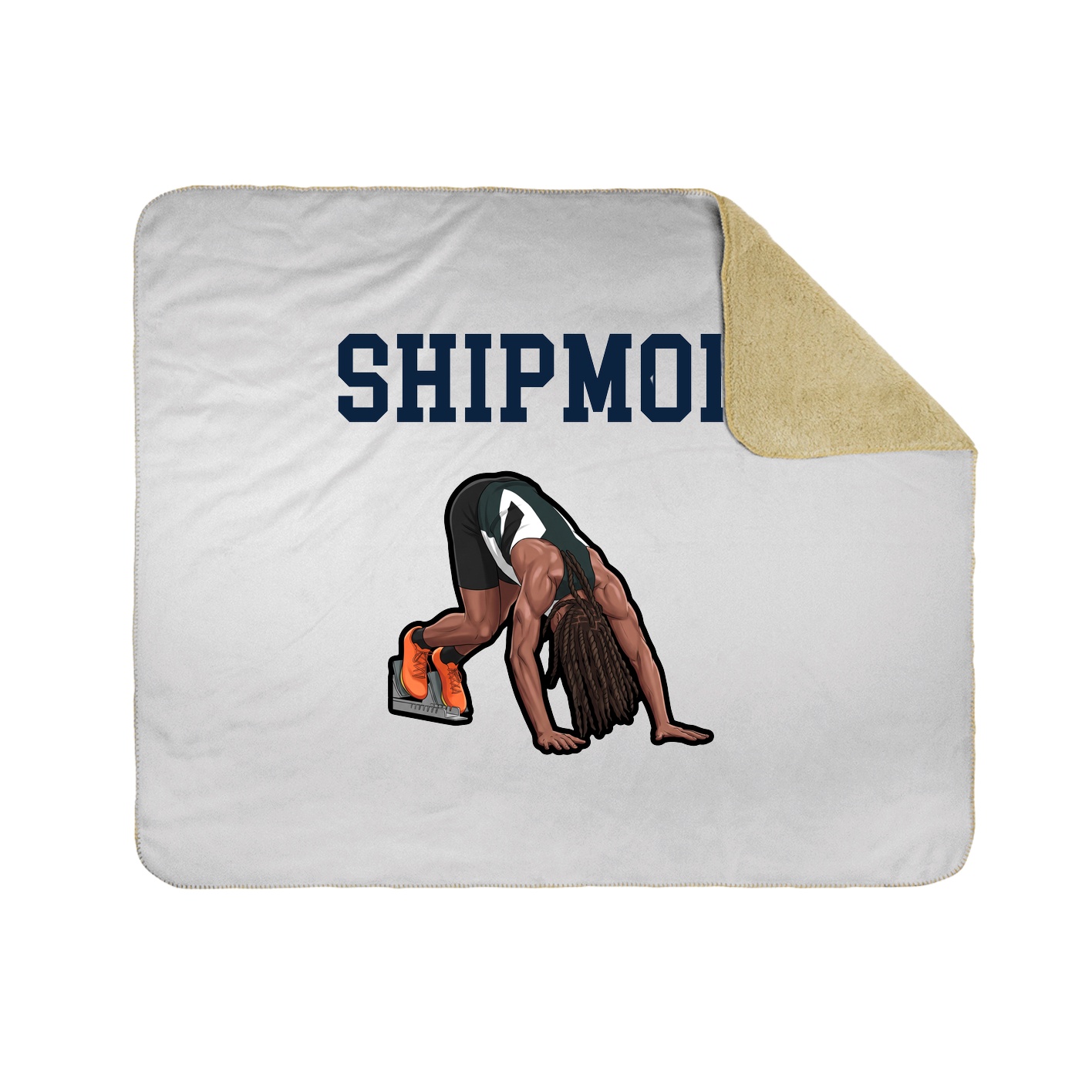 Throw Blanket — Shirsey in White