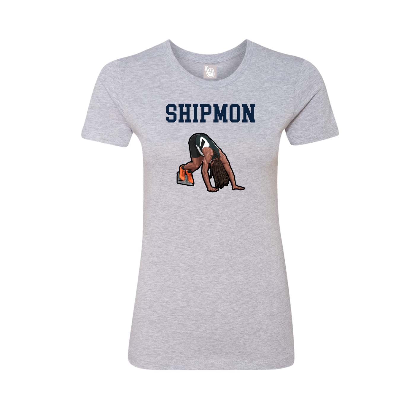 Fitted Women's Tee — Shirsey in Grey