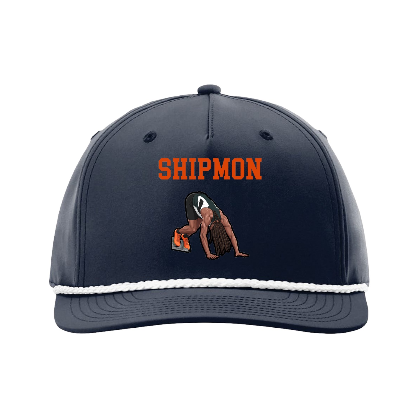 Five-Panel Classic Rope Cap — Shirsey in Navy