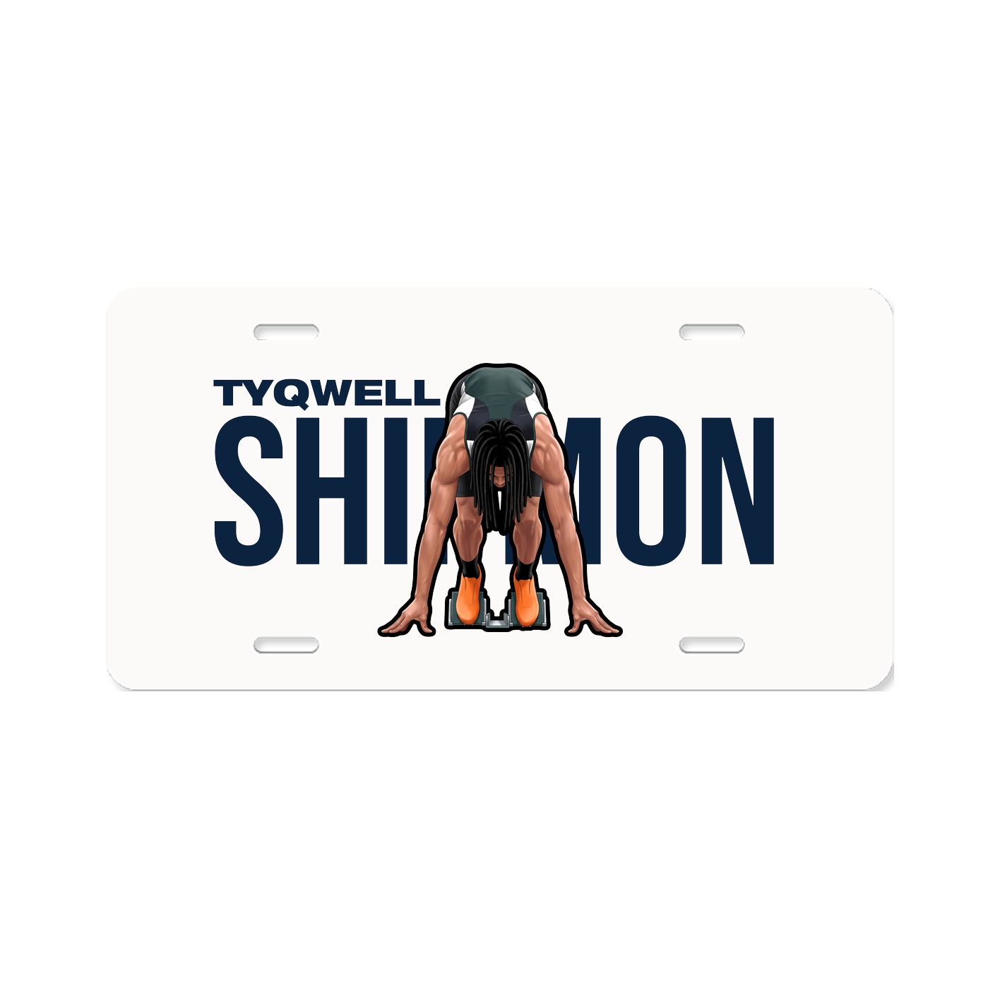 License Plate — Player Name in Classic