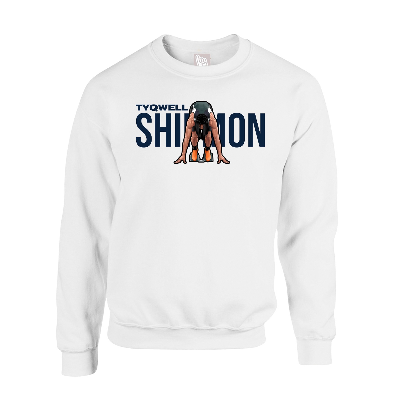 Fleece Crew — Player Name in White