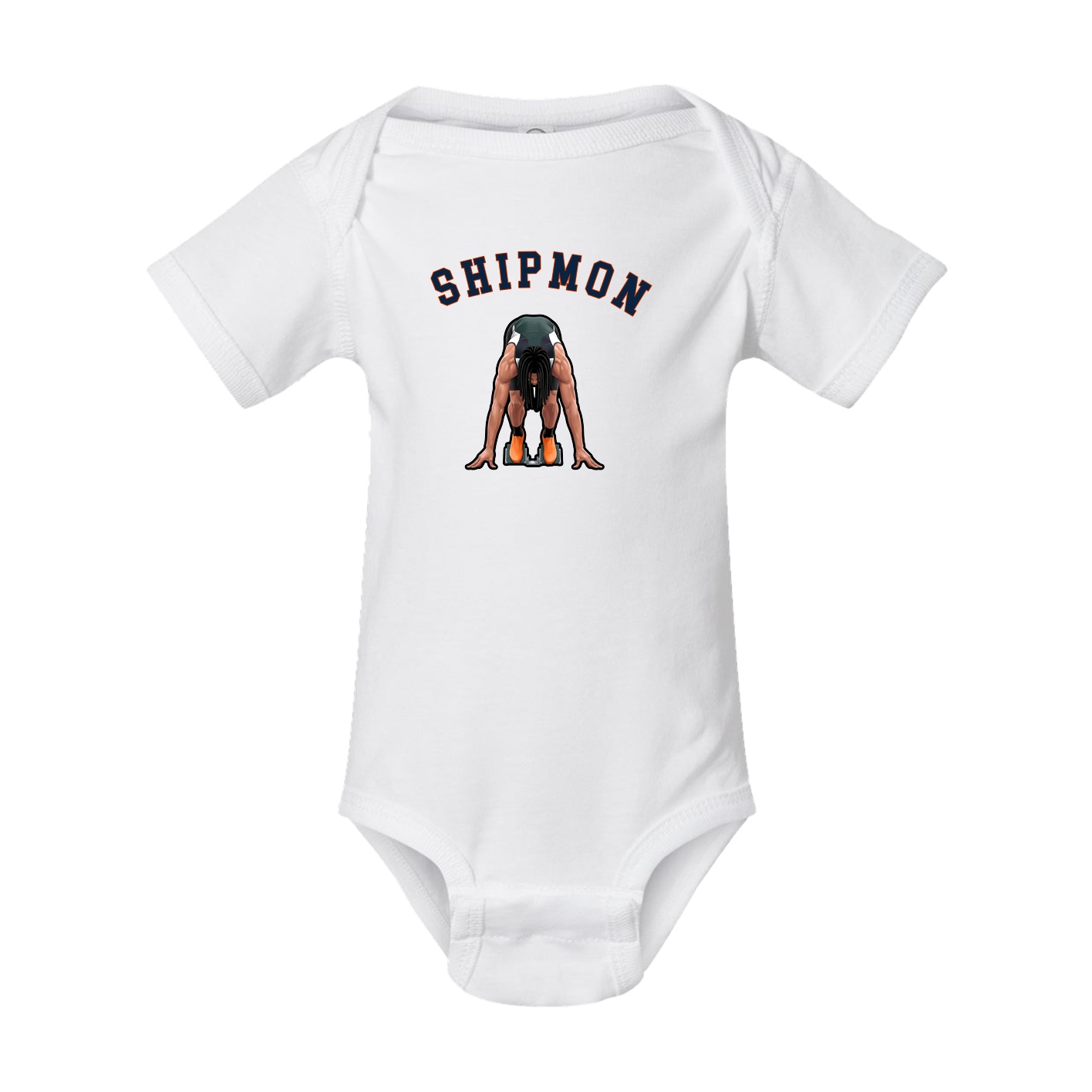 Baby Onesie — Shirsey Arch in White