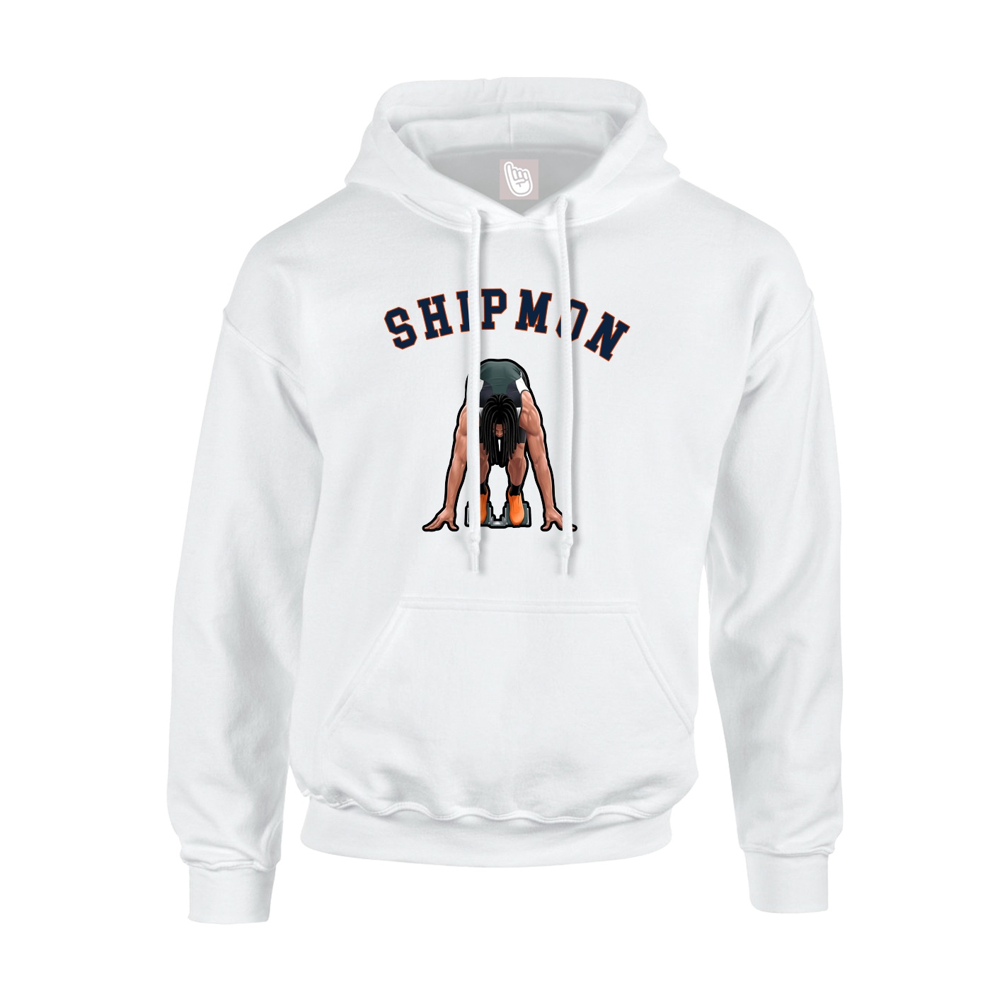 Hoodie — Shirsey Arch in White