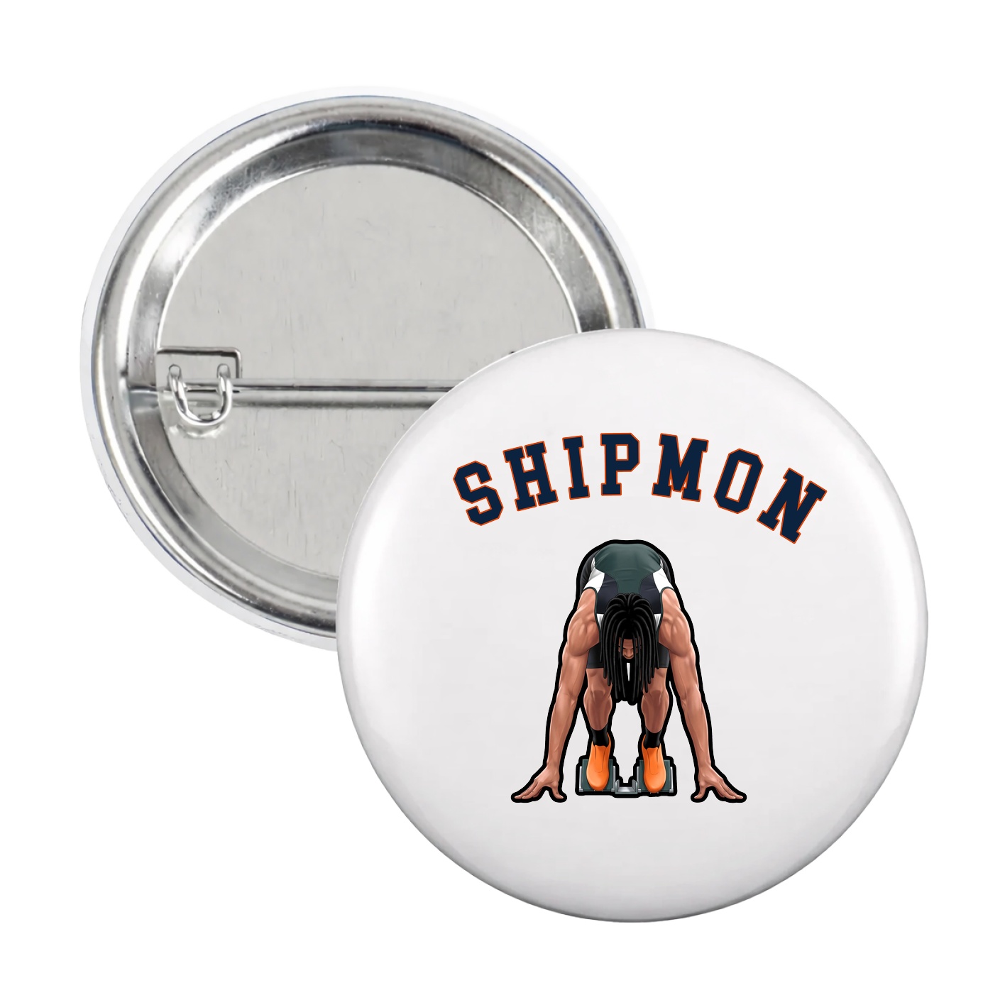 Game Day Button — Shirsey Arch in White