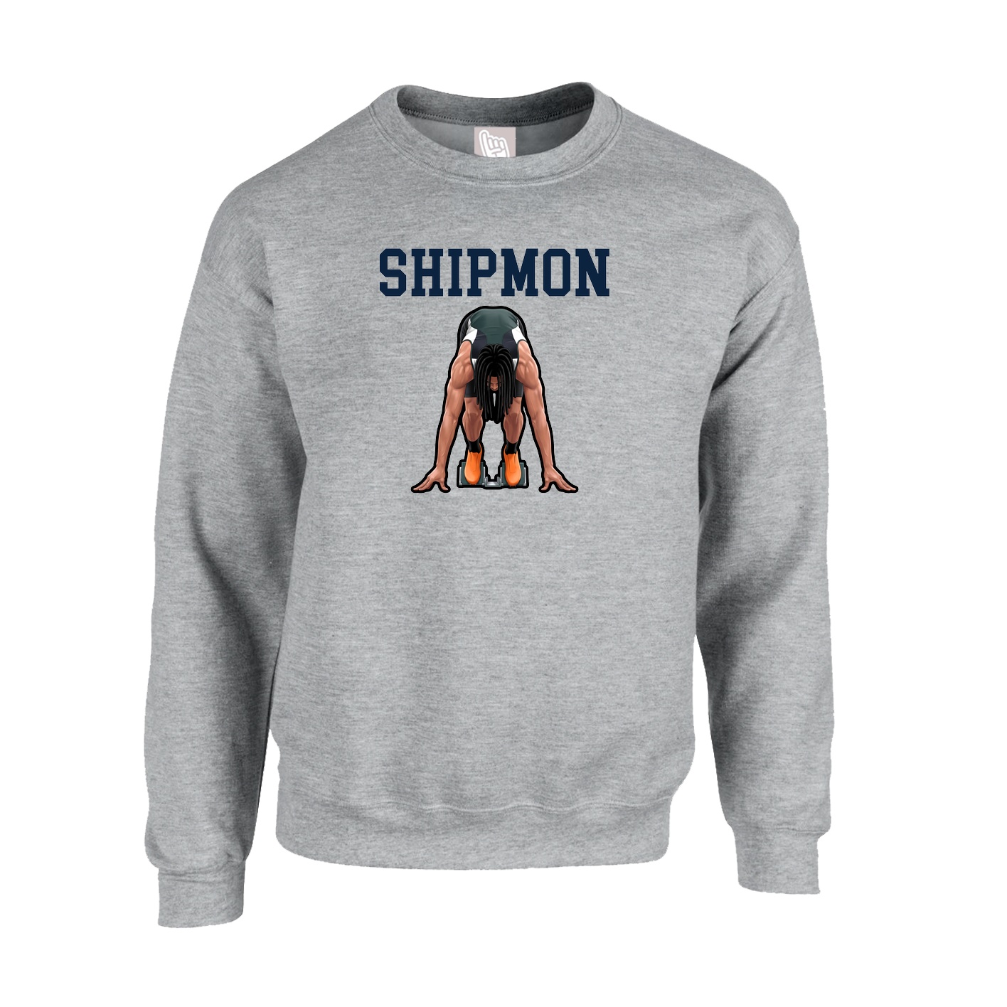 Fleece Crew — Shirsey in Grey