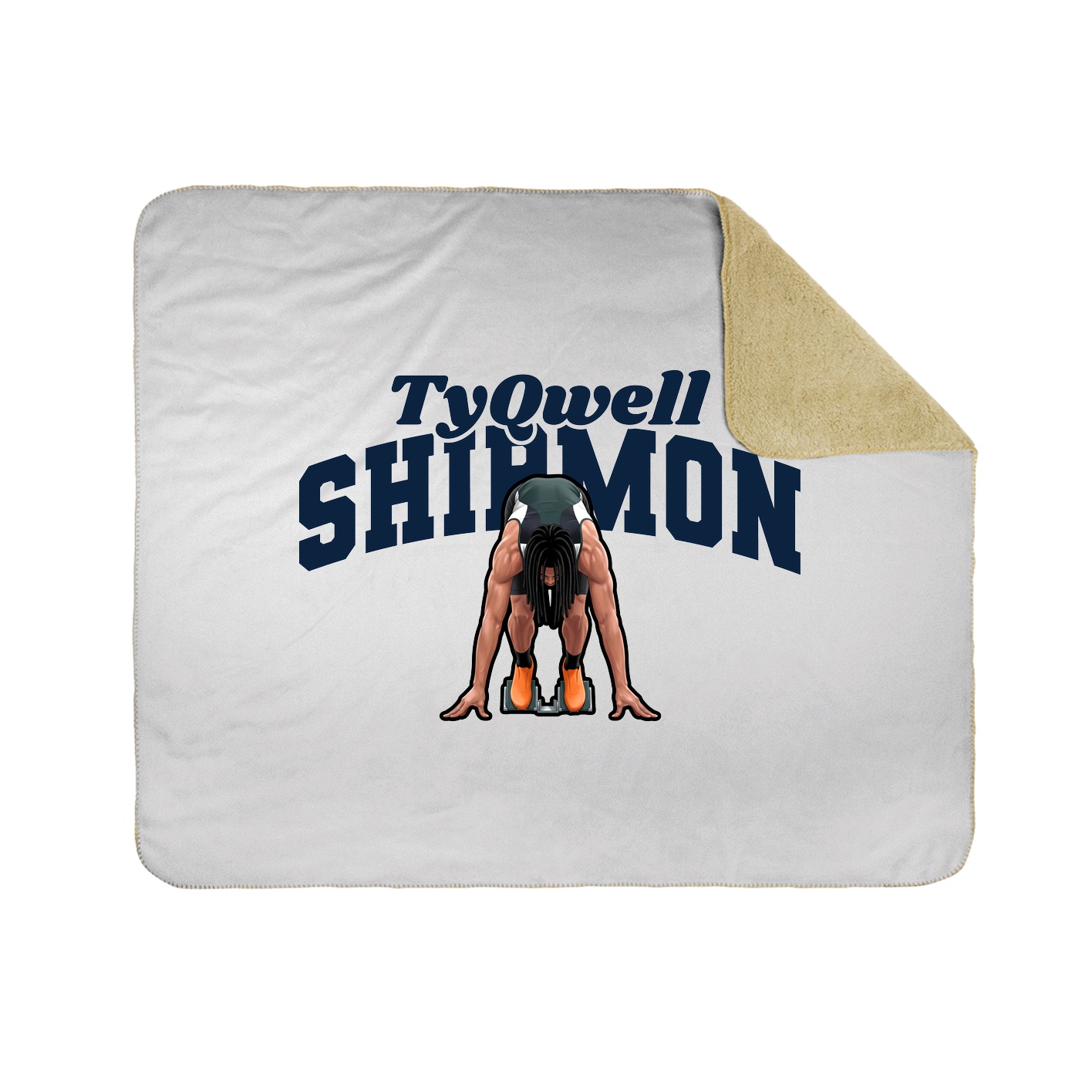 Throw Blanket — Signature Arch in White