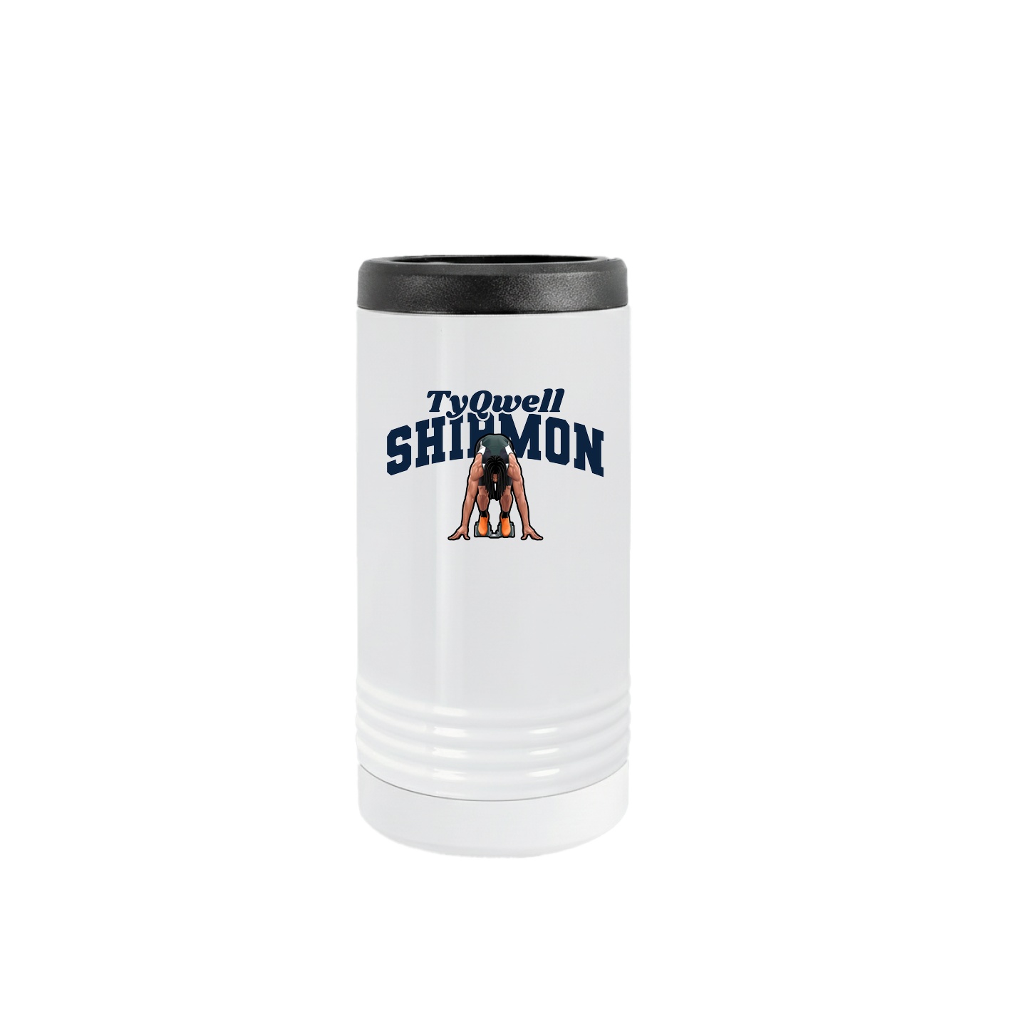 Slim Beverage Holder — Signature Arch in White