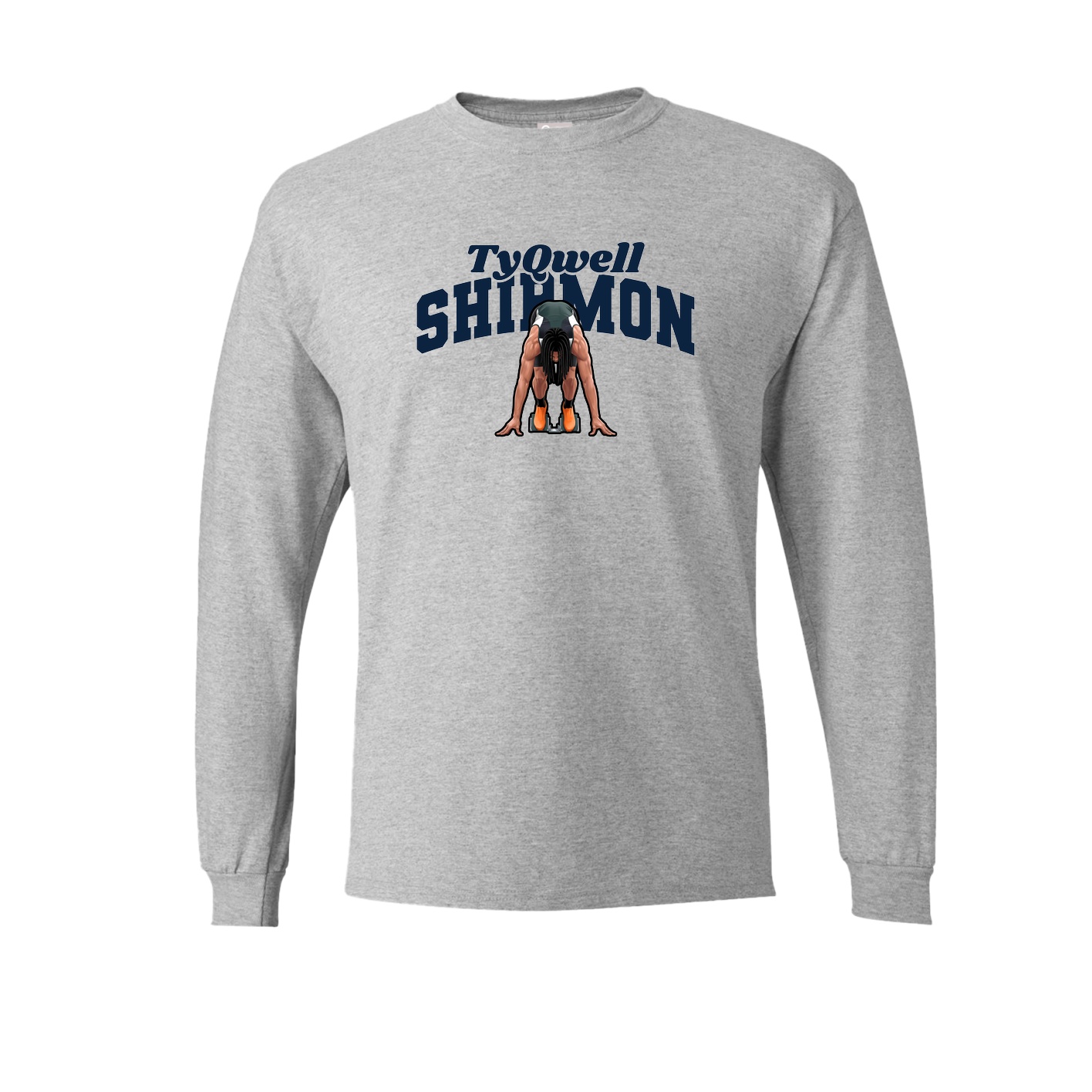 Long Sleeve Tee — Signature Arch in Grey