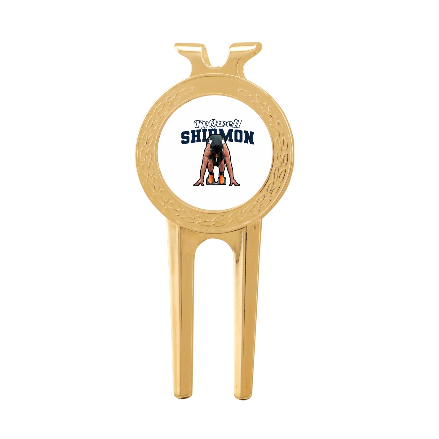 Divot Tool with Ball Marker — Name Arch in Classic