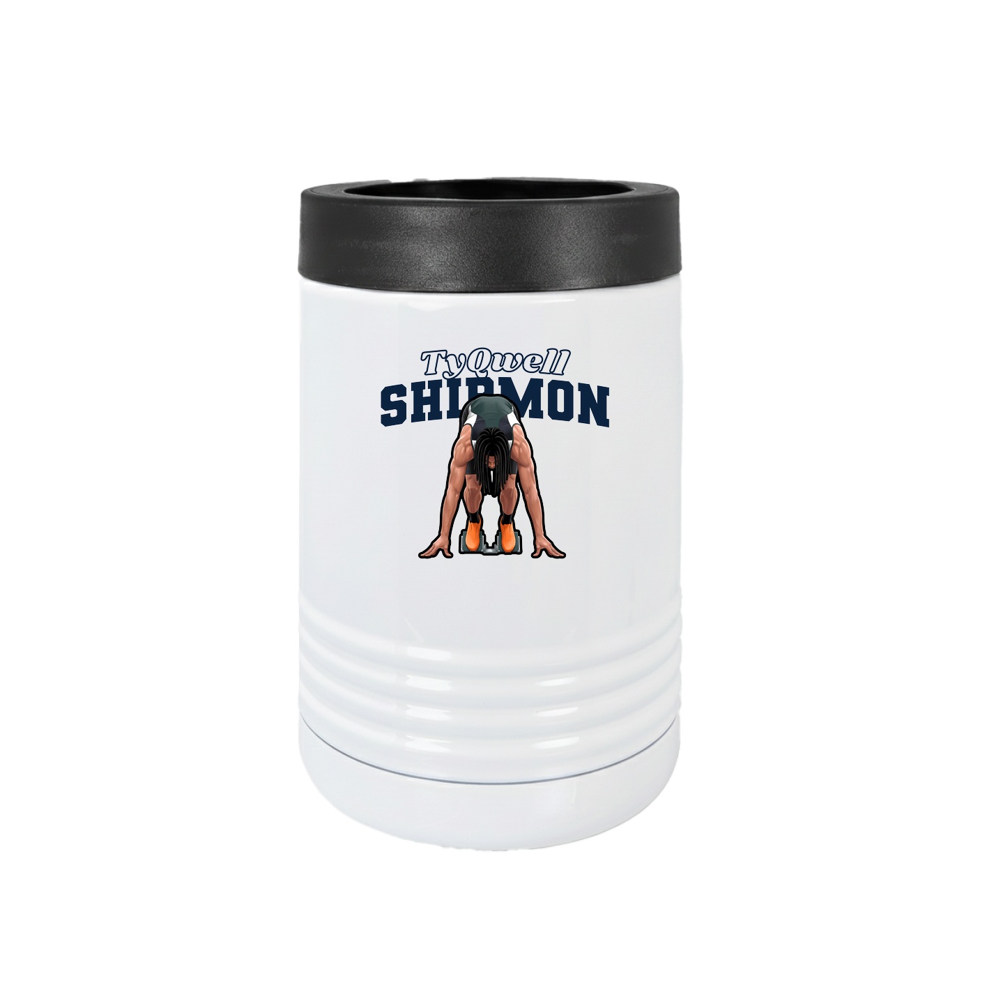 Beverage Holder — Name Arch in White