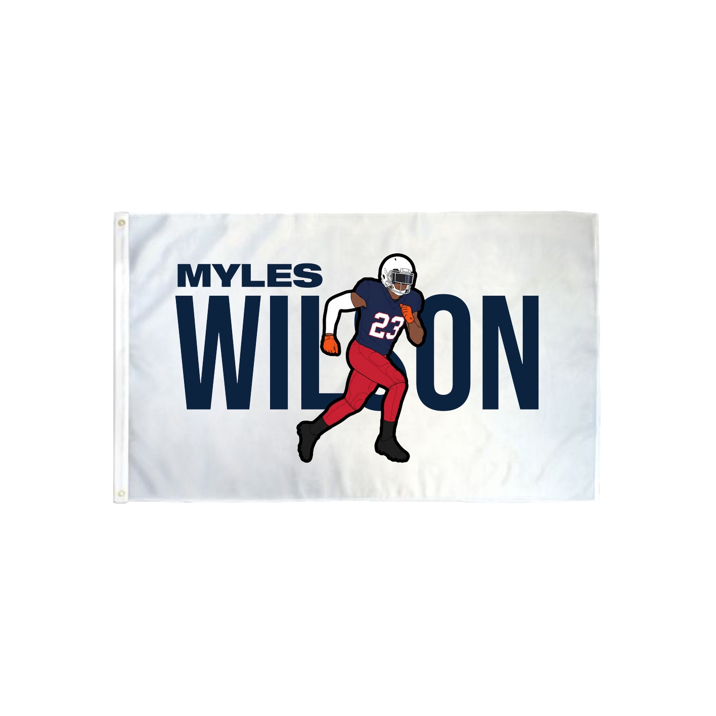 3x5 Flag — Player Name in Classic