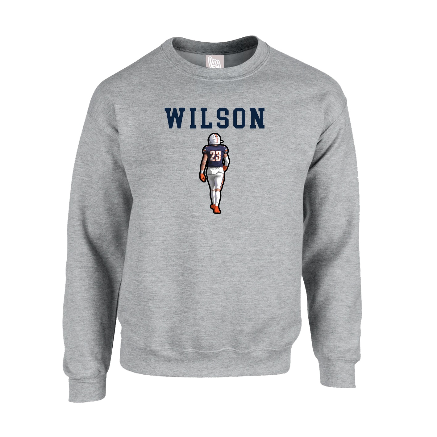 Fleece Crew — Shirsey in Grey