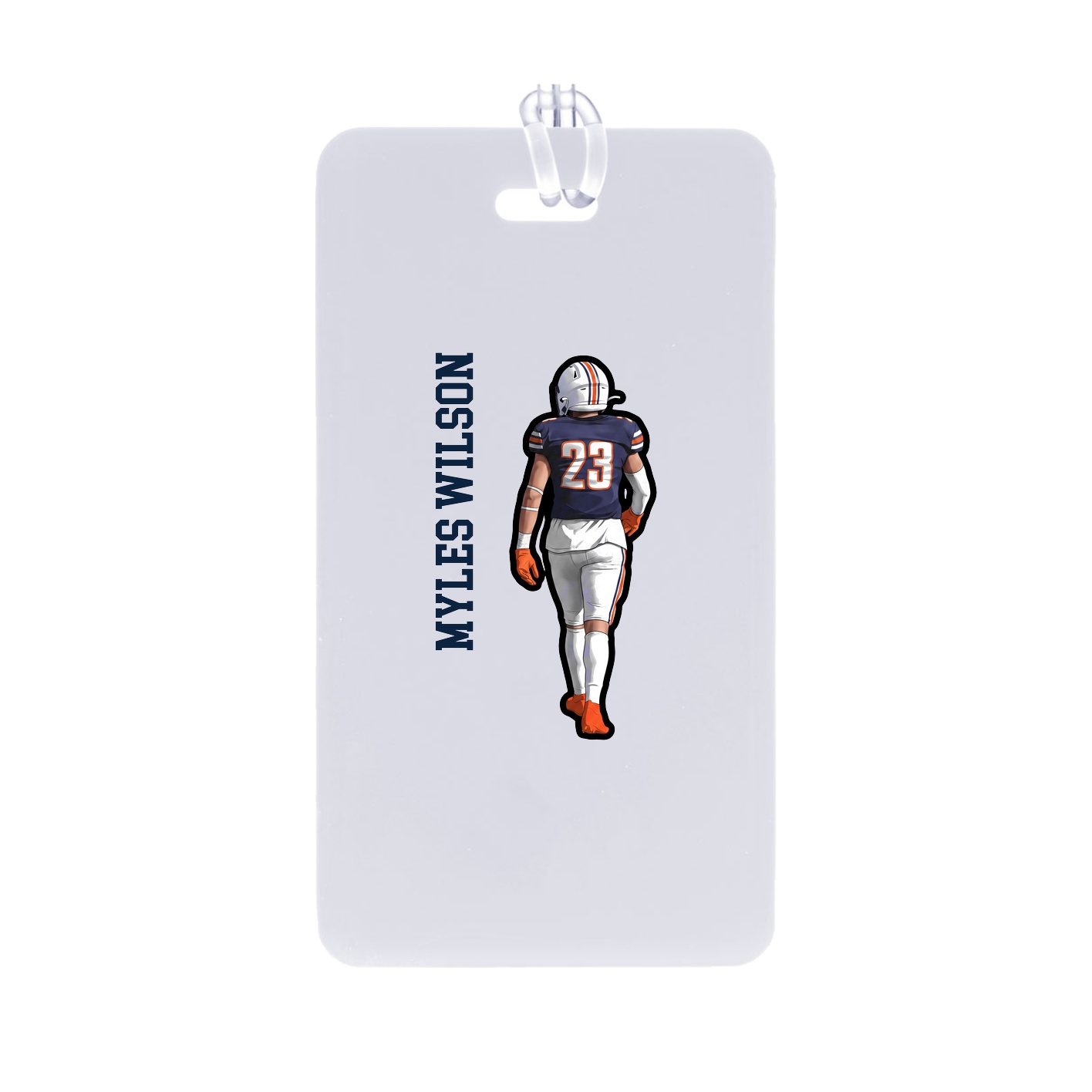 Bag Tag — Name Vertical in Classic