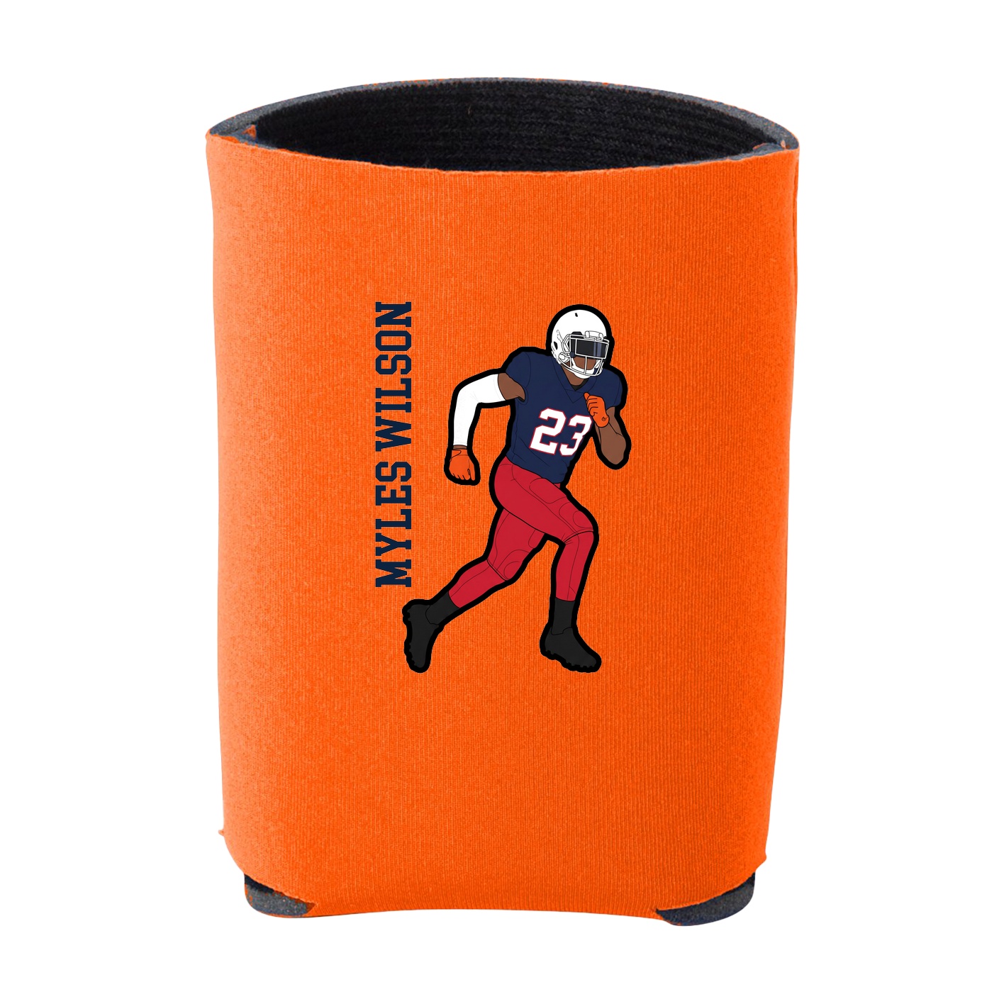 Can Holder — Name Vertical in Orange