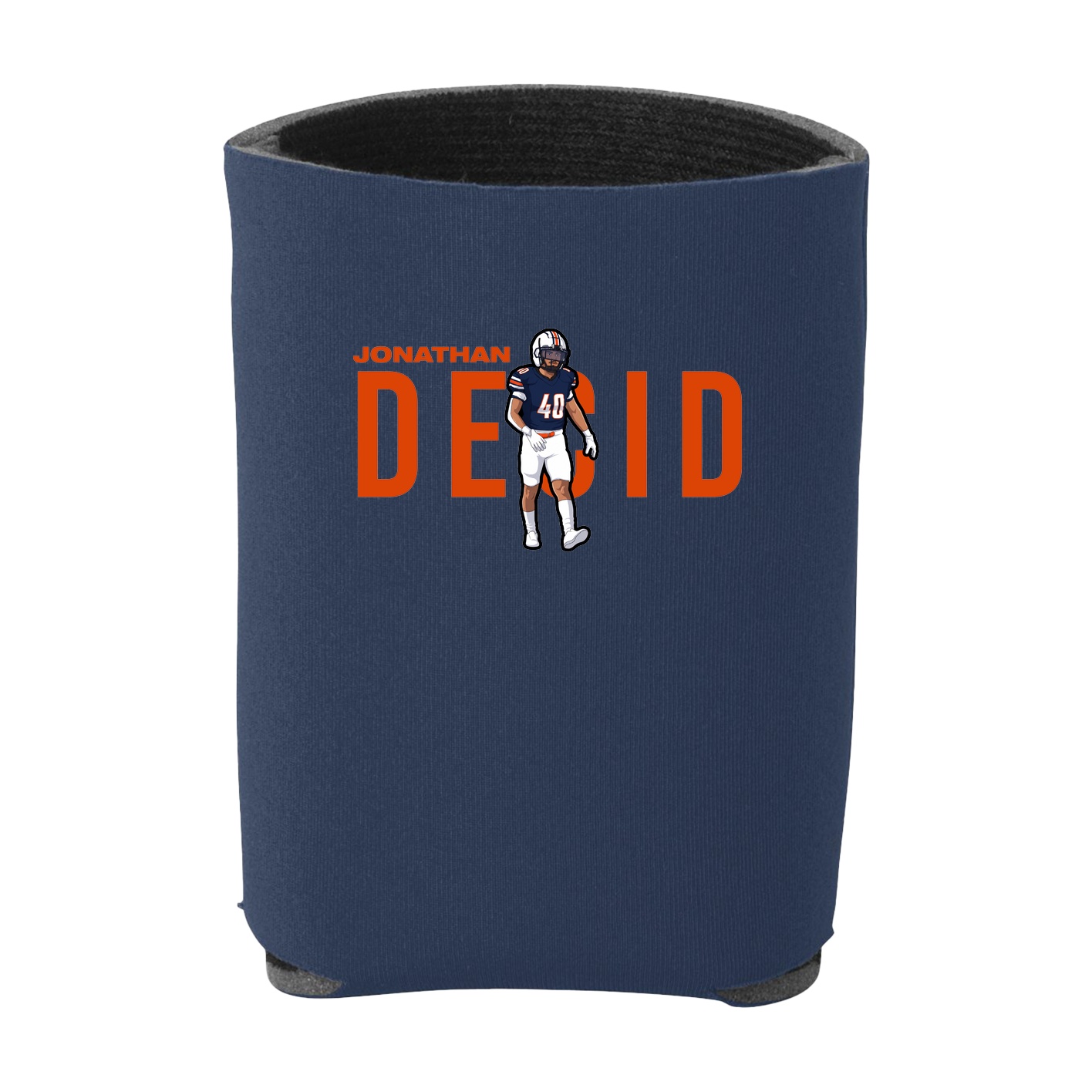 Can Holder — Player Name in Navy
