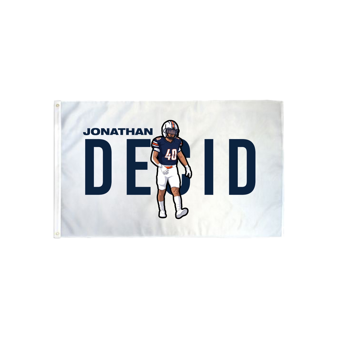 3x5 Flag — Player Name in Classic