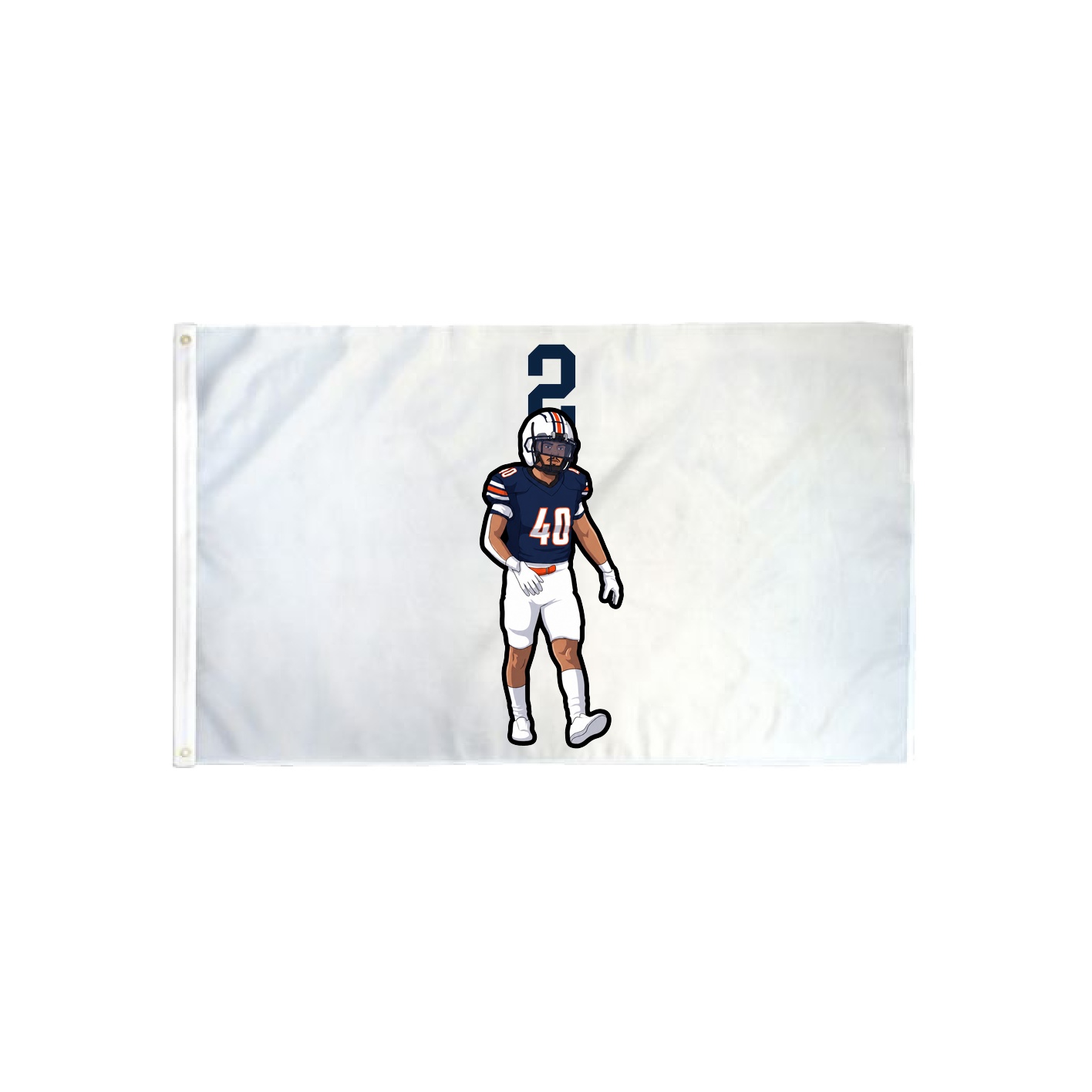 3x5 Flag — Number Top in Classic