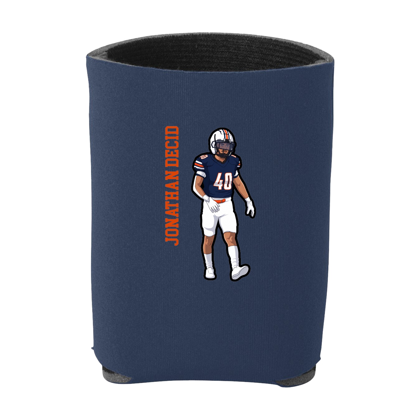 Can Holder — Name Vertical in Navy