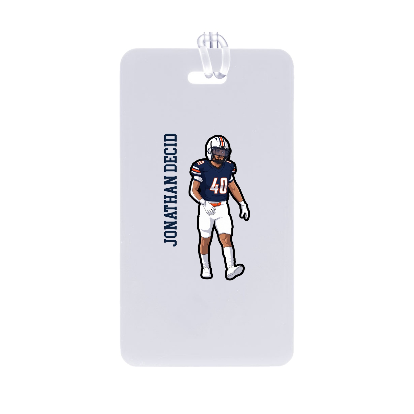 Bag Tag — Name Vertical in Classic