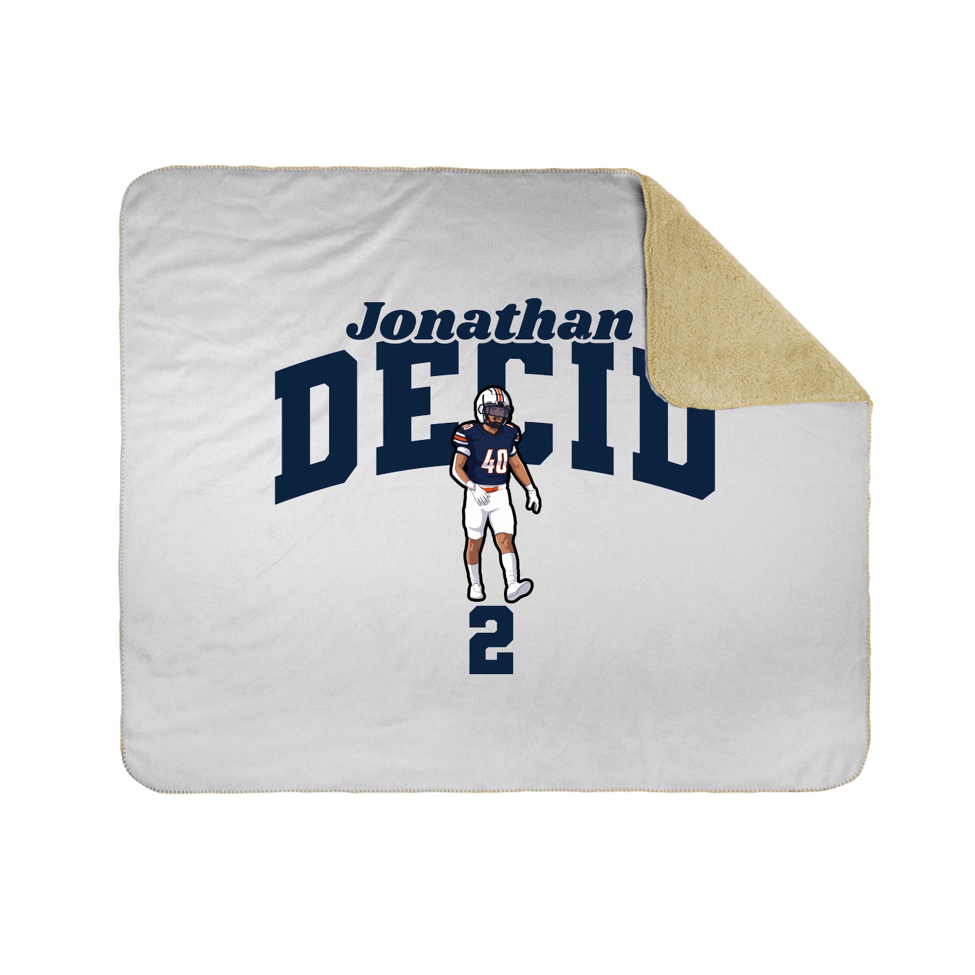 Throw Blanket — Signature Arch in White