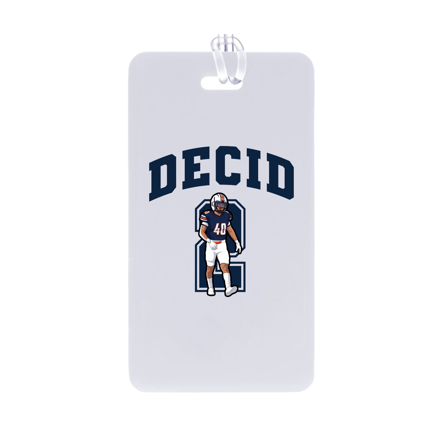 Bag Tag — Number in Classic