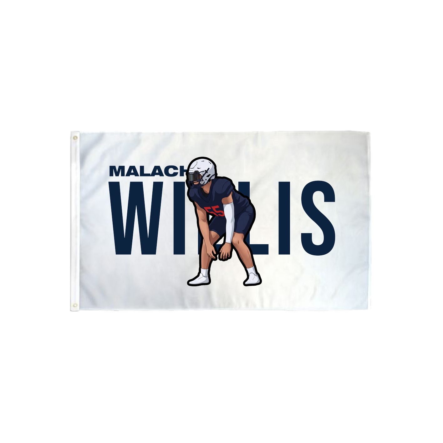 3x5 Flag — Player Name in Classic