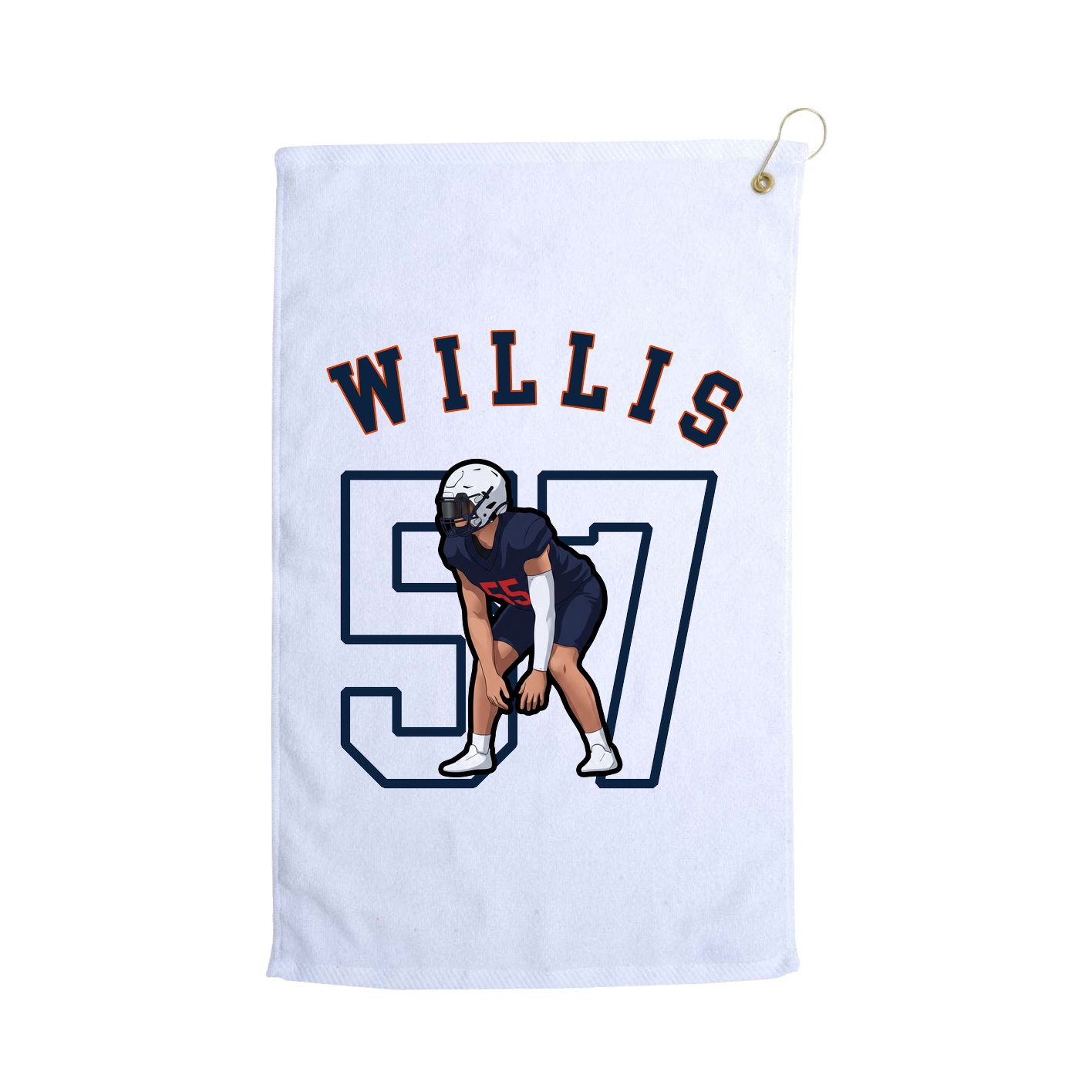 Golf Towel — Shirsey Arch in White