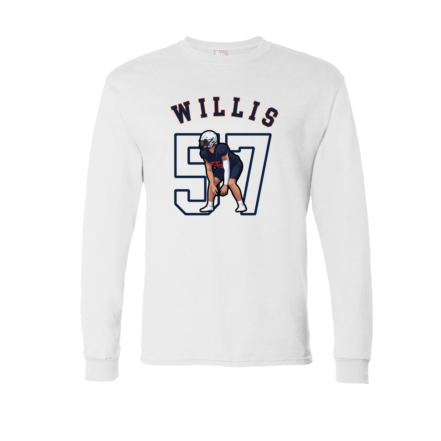 Long Sleeve Tee — Shirsey Arch in White