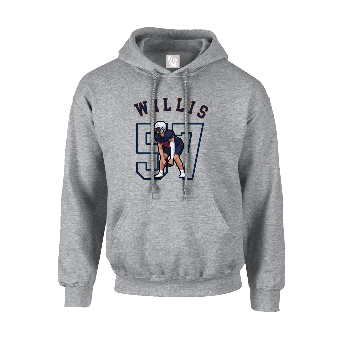 Hoodie — Shirsey Arch in Grey
