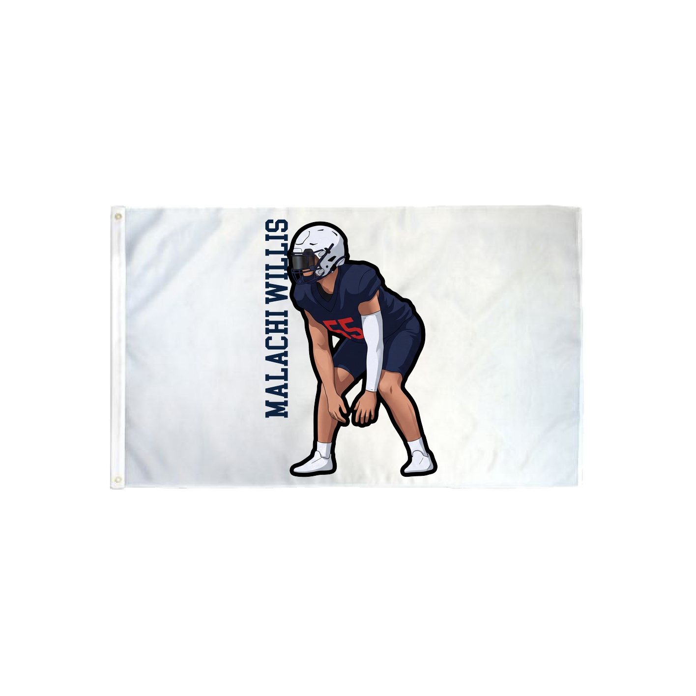 3x5 Flag — Name Vertical in Classic