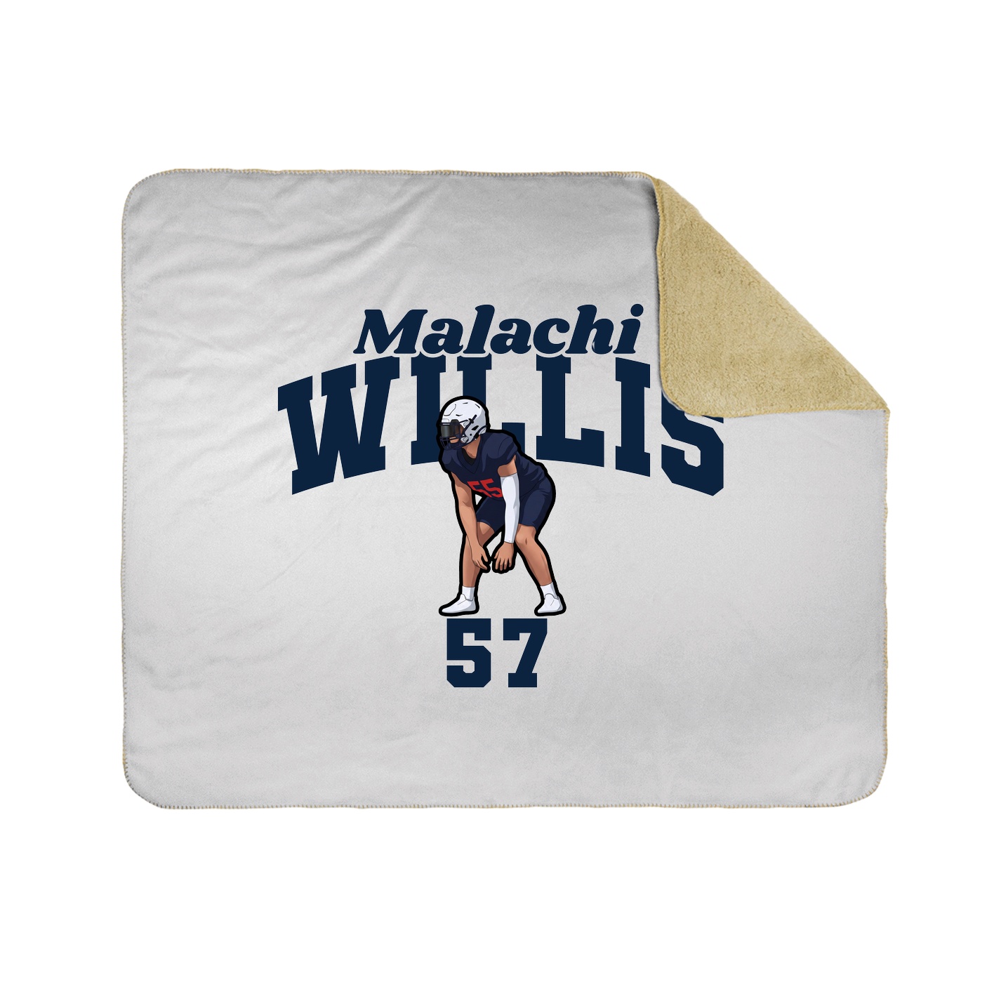 Throw Blanket — Signature Arch in White