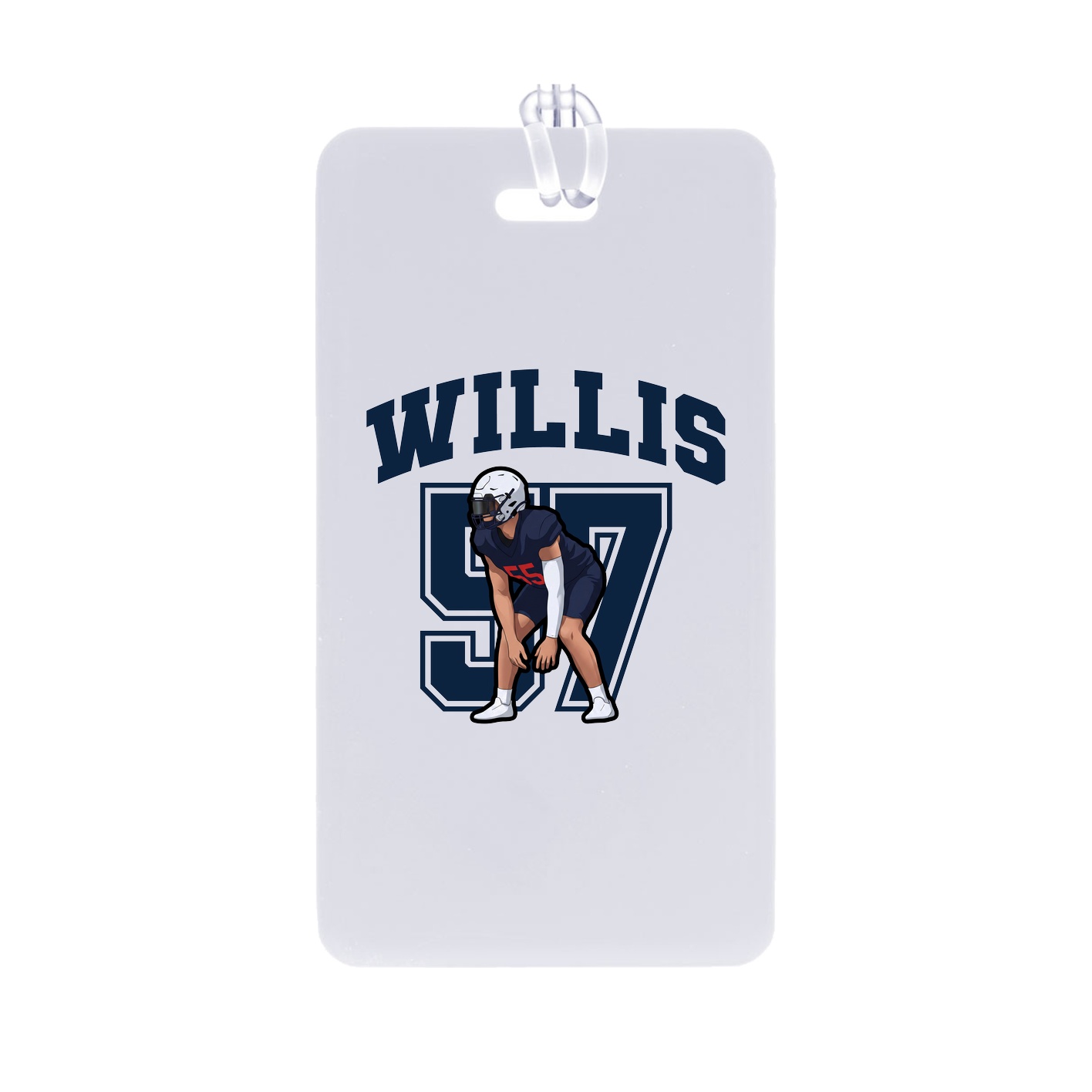 Bag Tag — Number in Classic