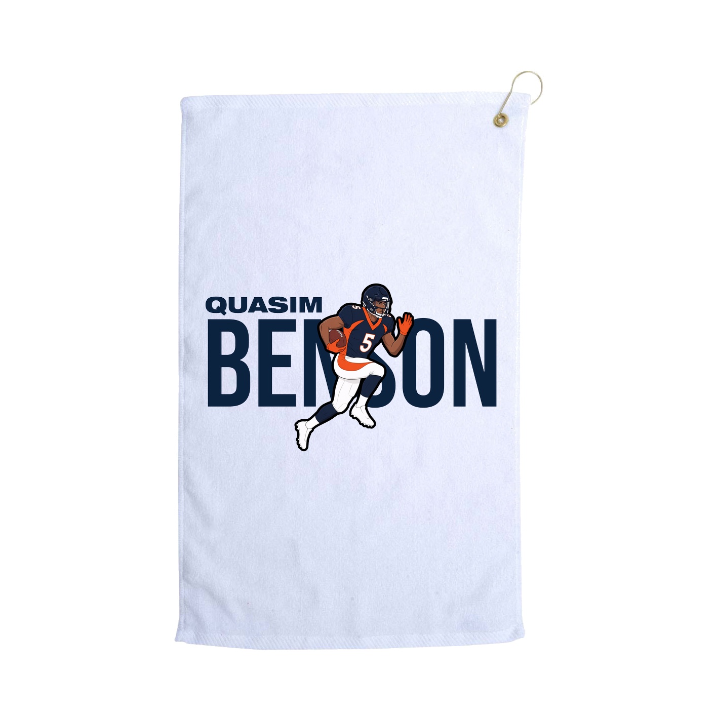Golf Towel — Player Name in White