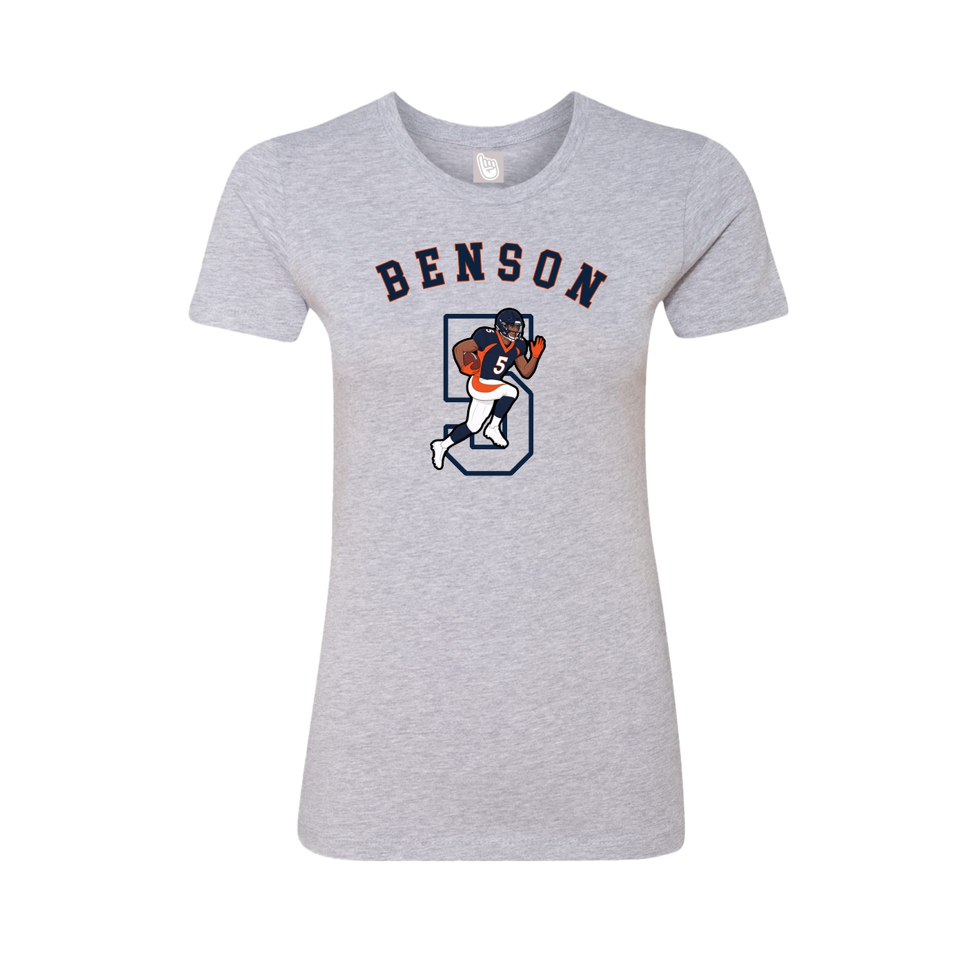 Fitted Women's Tee — Shirsey Arch in Grey