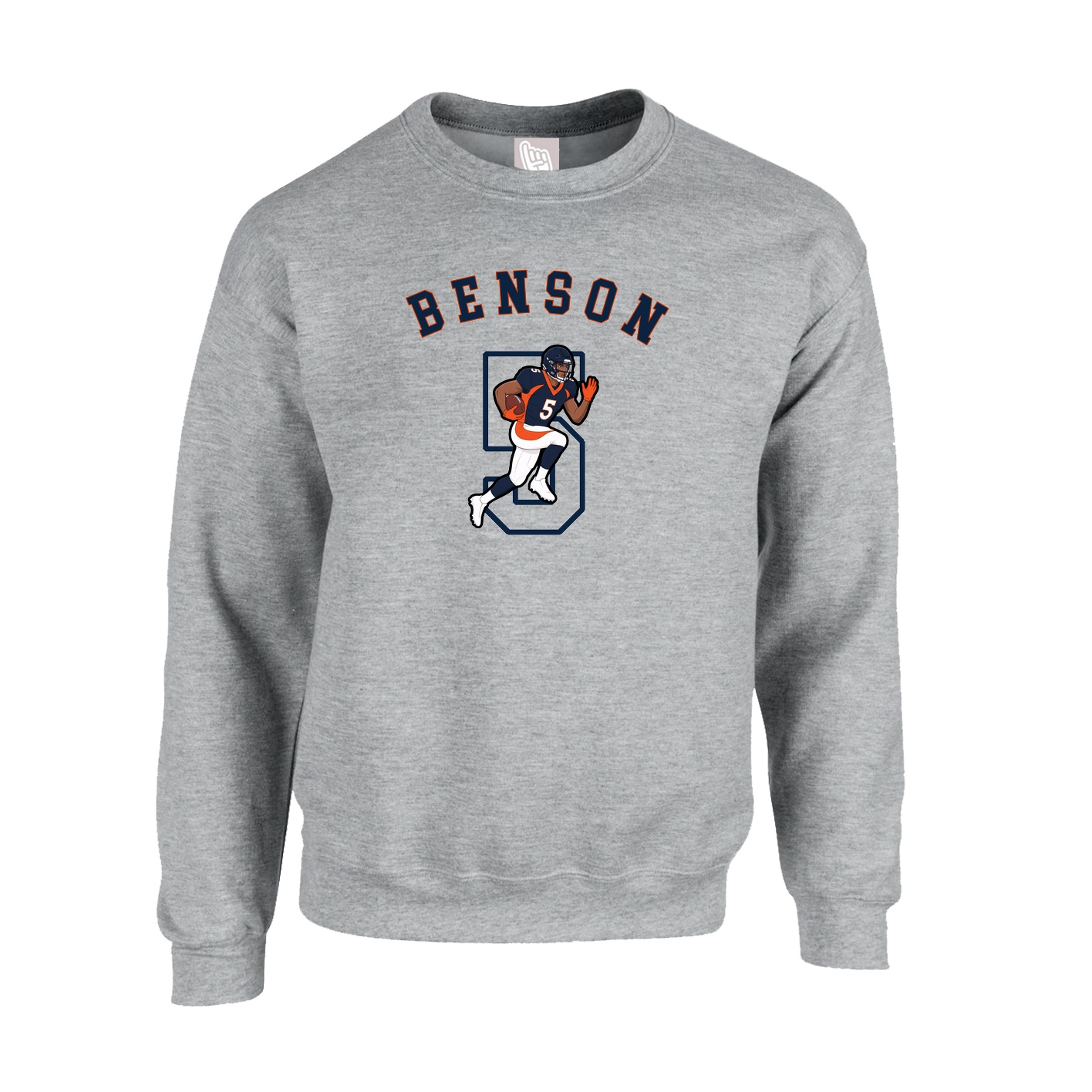 Fleece Crew — Shirsey Arch in Grey